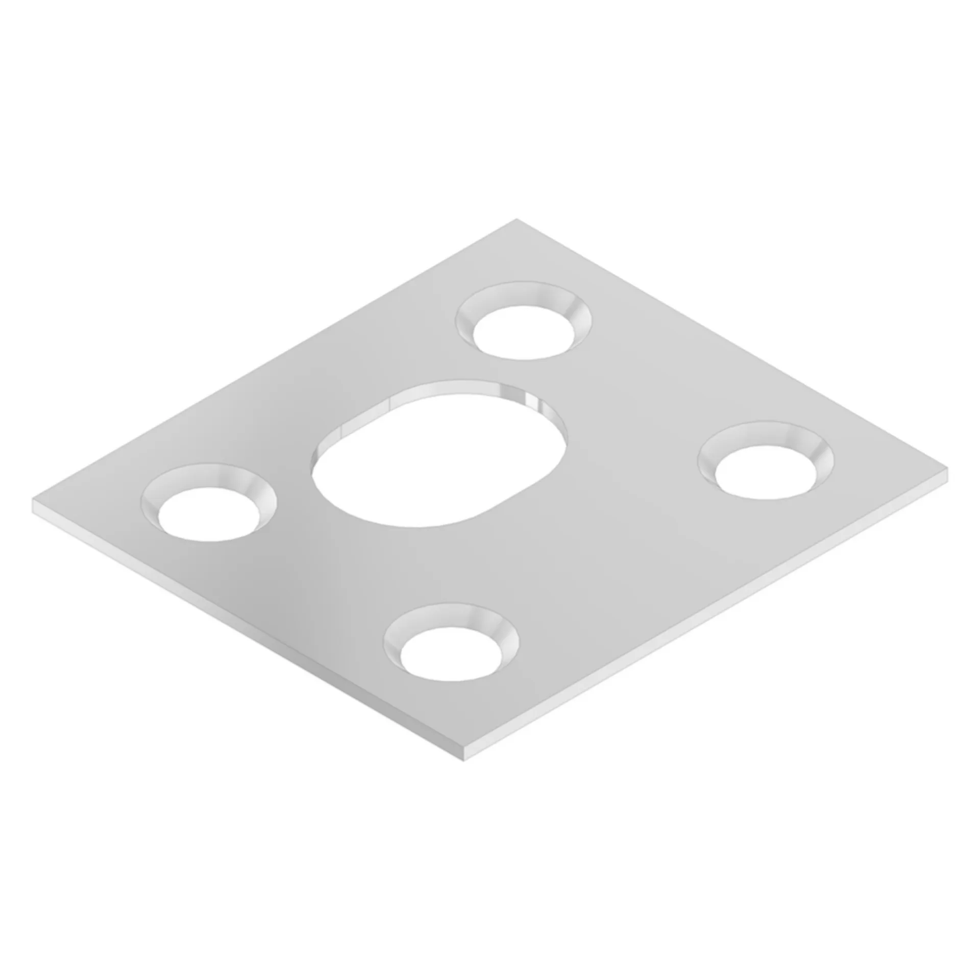 Gâche OLDA LP 10 pour pêne Ø10 en Ø12mm acier zingué