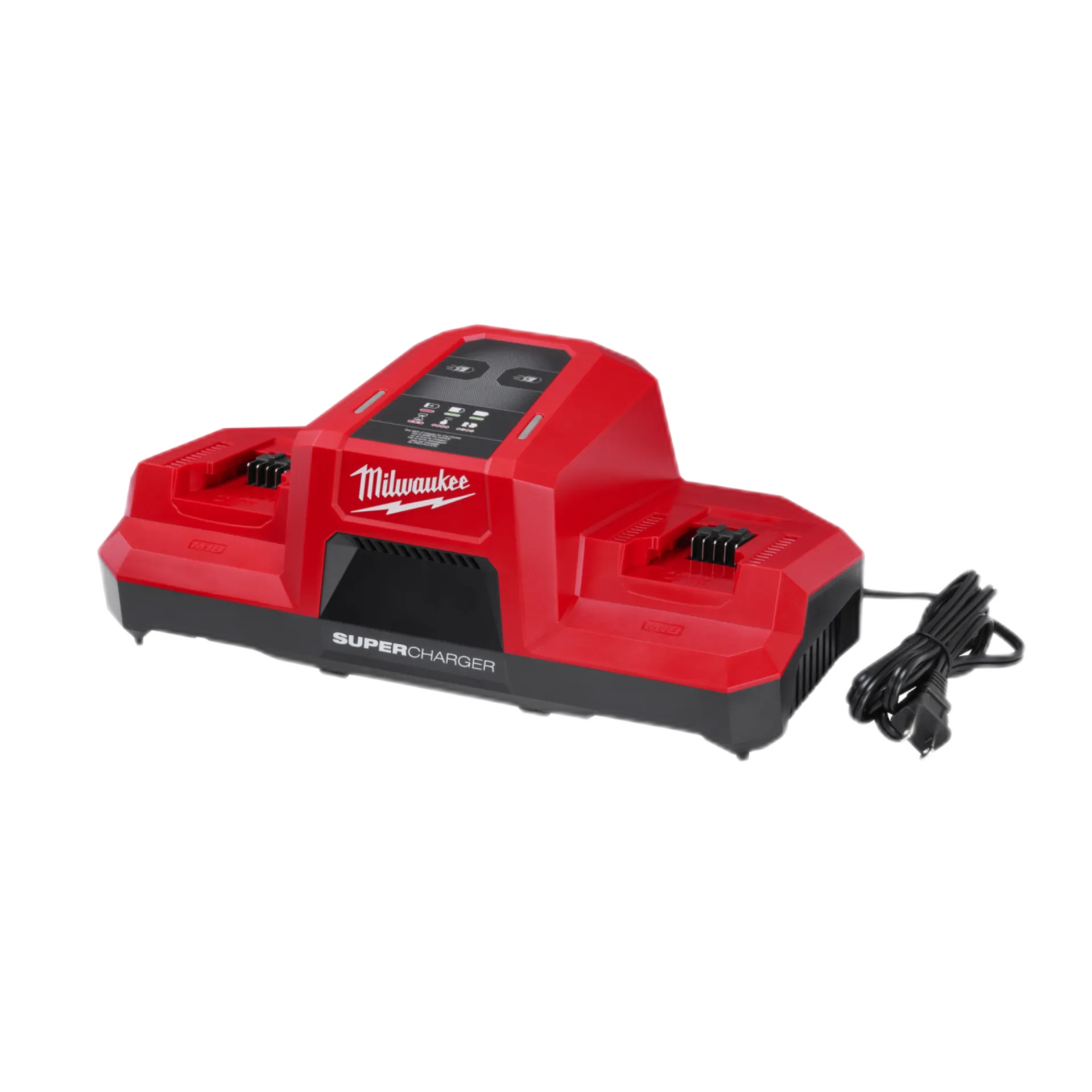 Chargeur de batteries M18 Dual Bay Super Charger 18V (mobile, montage véhicule, 2 glissières)