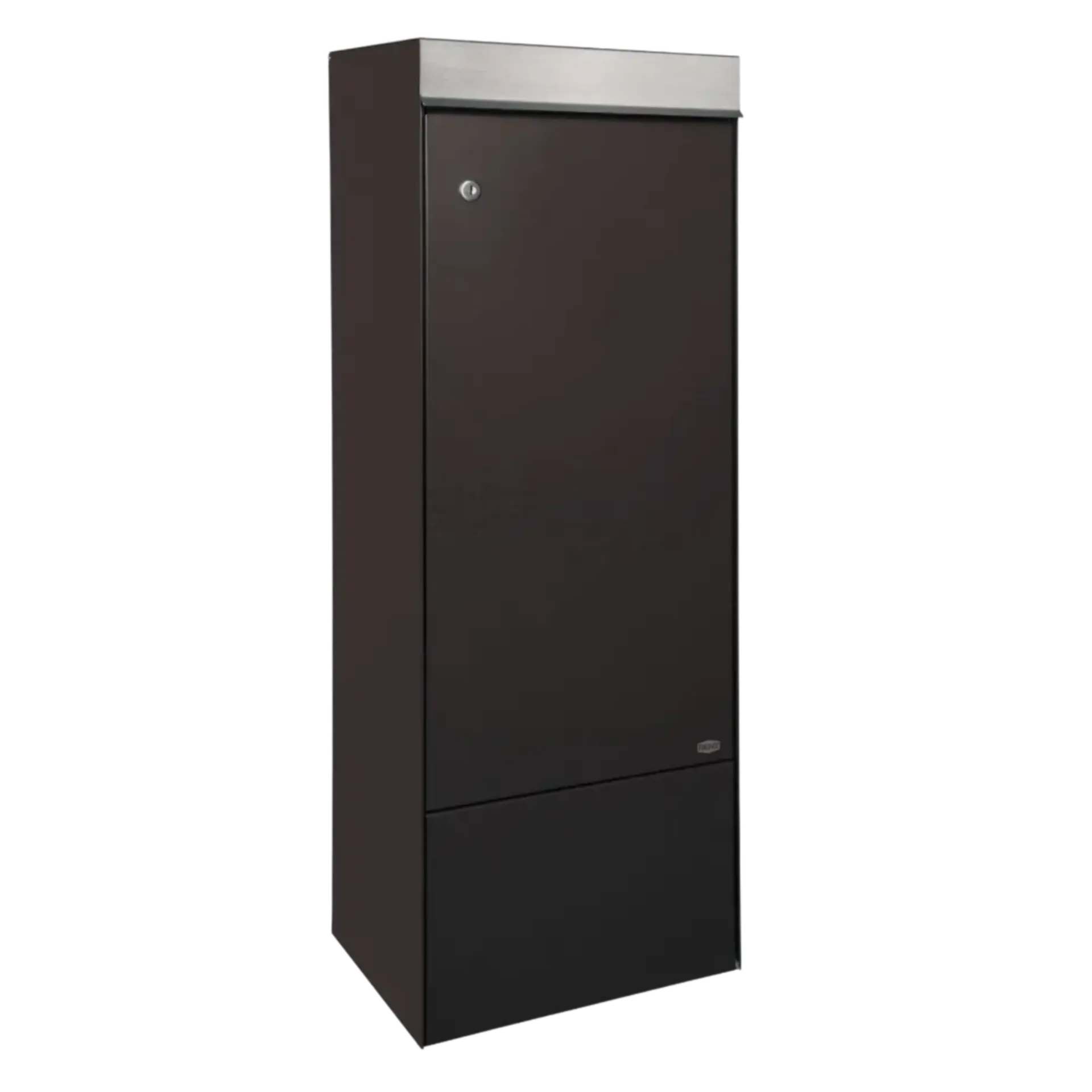 PARCELLO M Pakketbrievenbus (382x1152x335mm, RAL9005 Zwart) PARCELLO M Pakketbrievenbus (382x1152x335mm, RAL9005 Zwart)