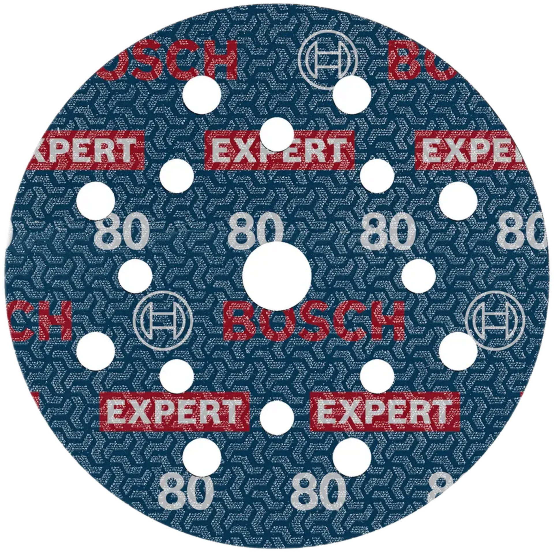 Disque abrasif Expert O780 grain 80 125 mm (avec support film, 6 pièces)