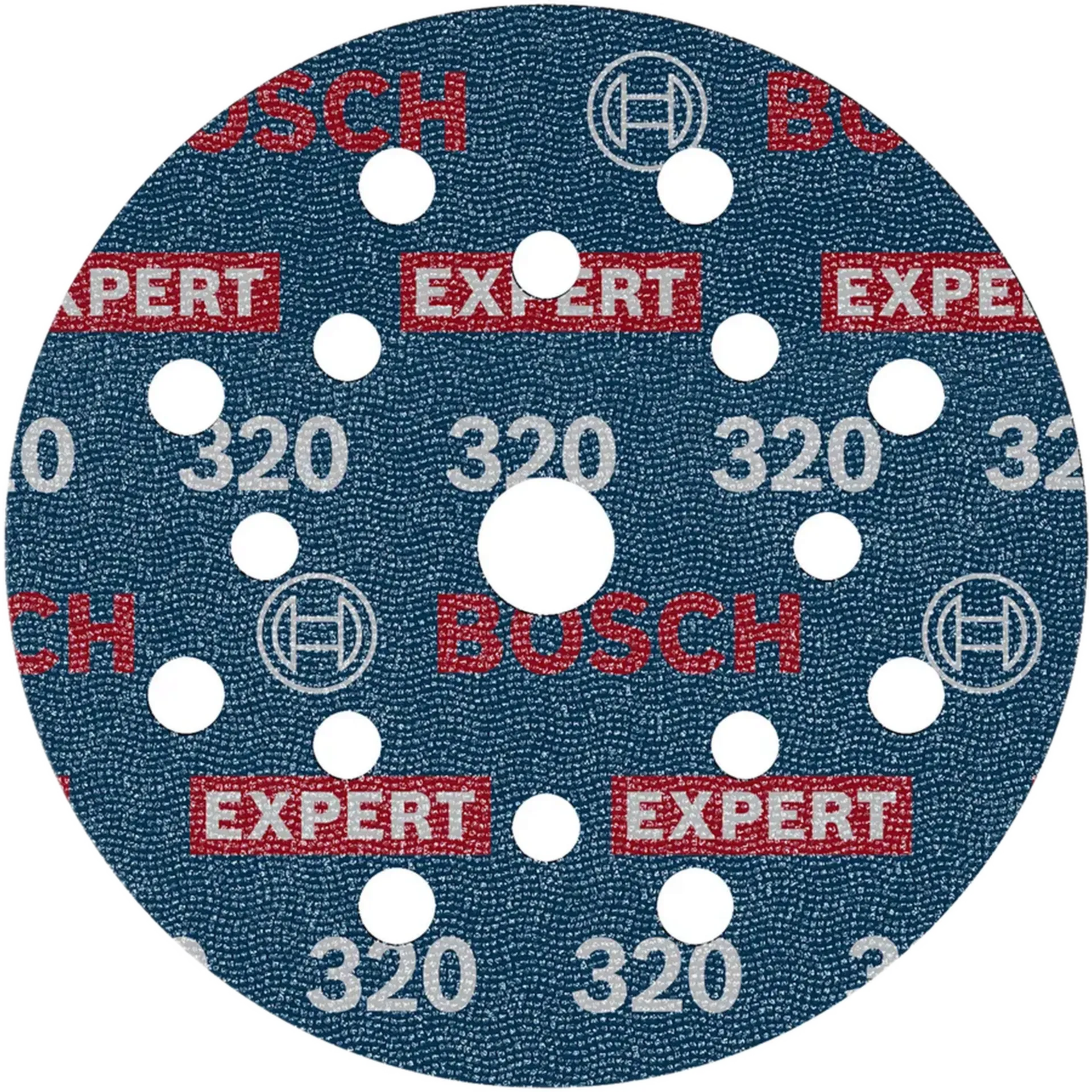 Disque abrasif Expert O780 125 mm K320 (avec support film, 6 pièces)