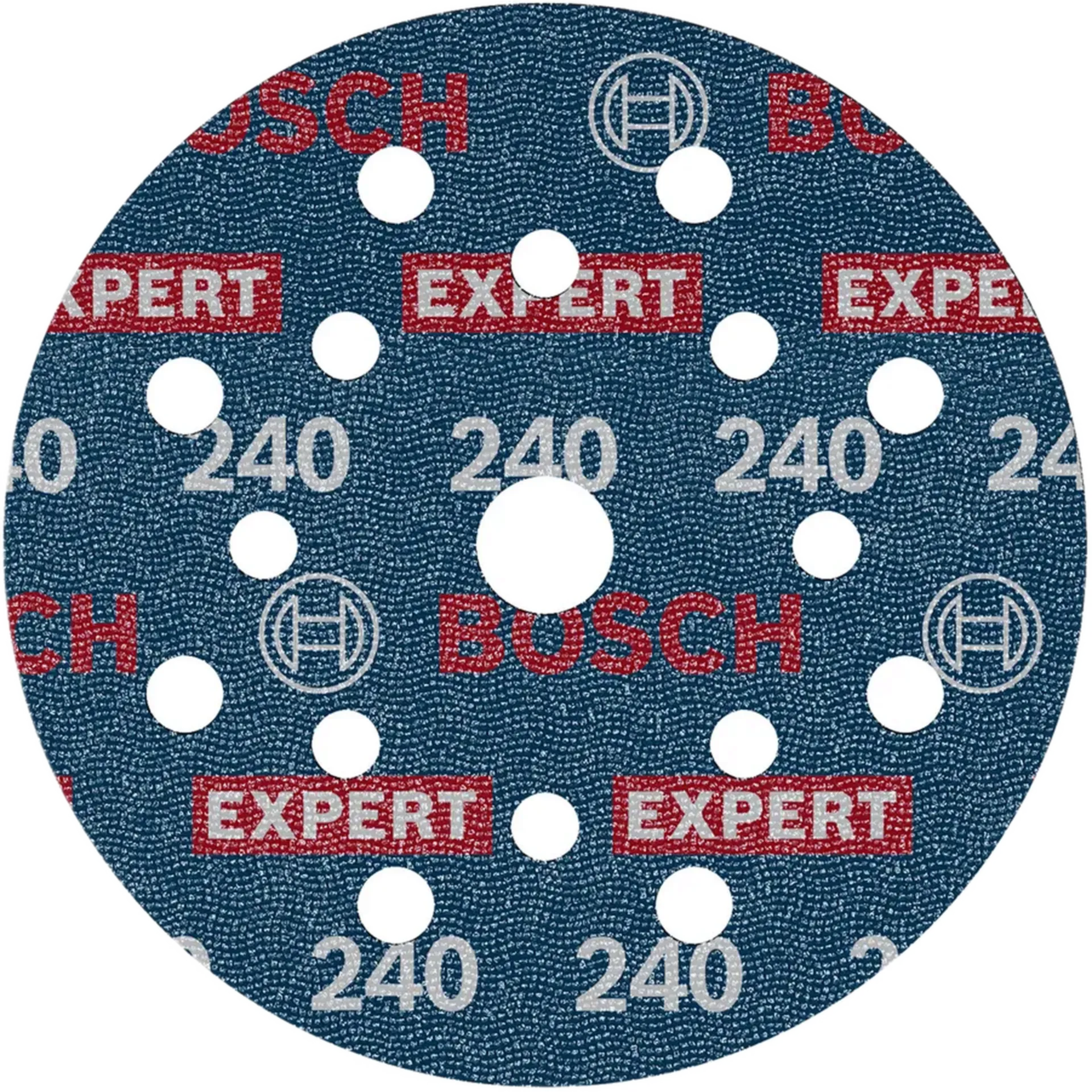 Disque abrasif Expert O780 125 mm K240 (avec support film, 6 pièces)