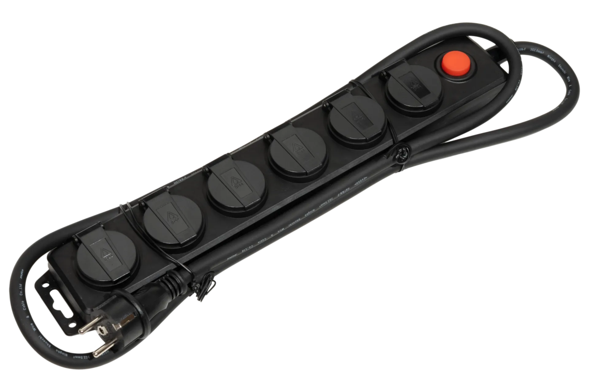 STROXX multiprise 6 prises avec interrupteur (avec dispositif on/off)
