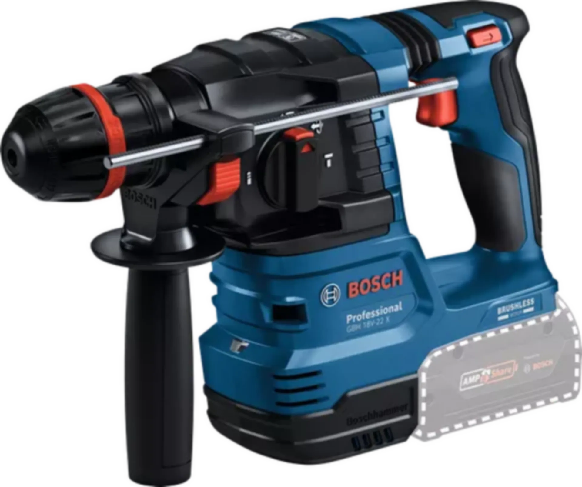 Marteau-perforateur sans fil GBH 18V-22X 18 V (avec 2 batteries)