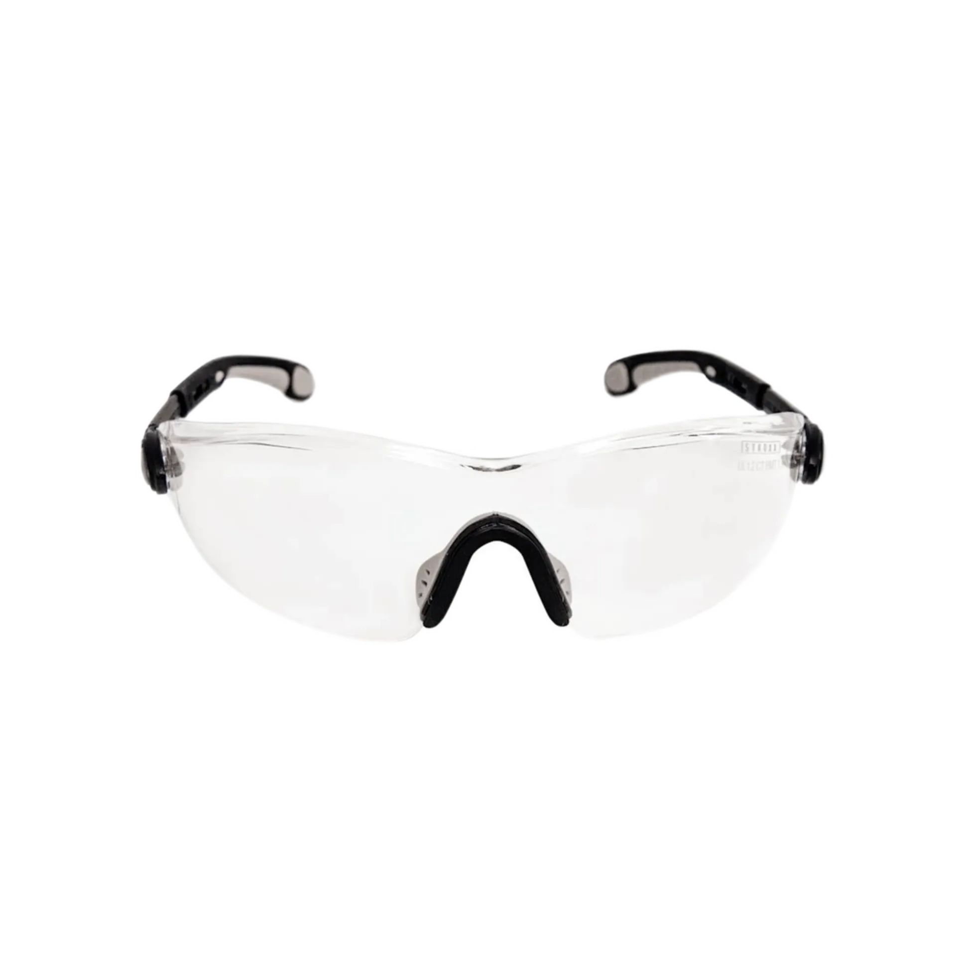 Lunettes de sécurité professionnelles (polycarbonate résistant aux chocs, transparent)