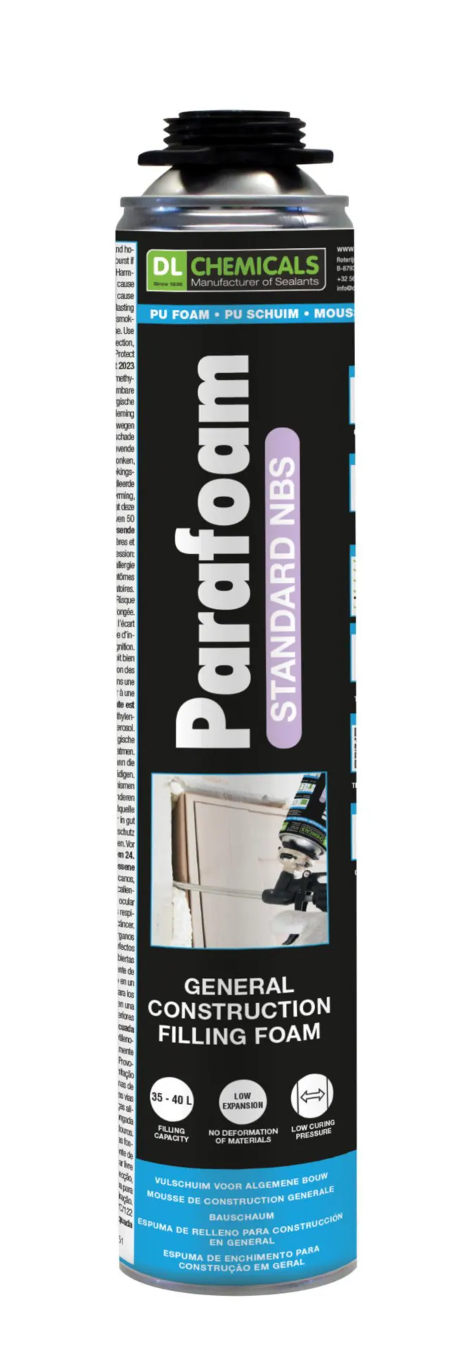 Parafoam NBS Standard Mousse polyuréthane (750 ml, application pistolet)