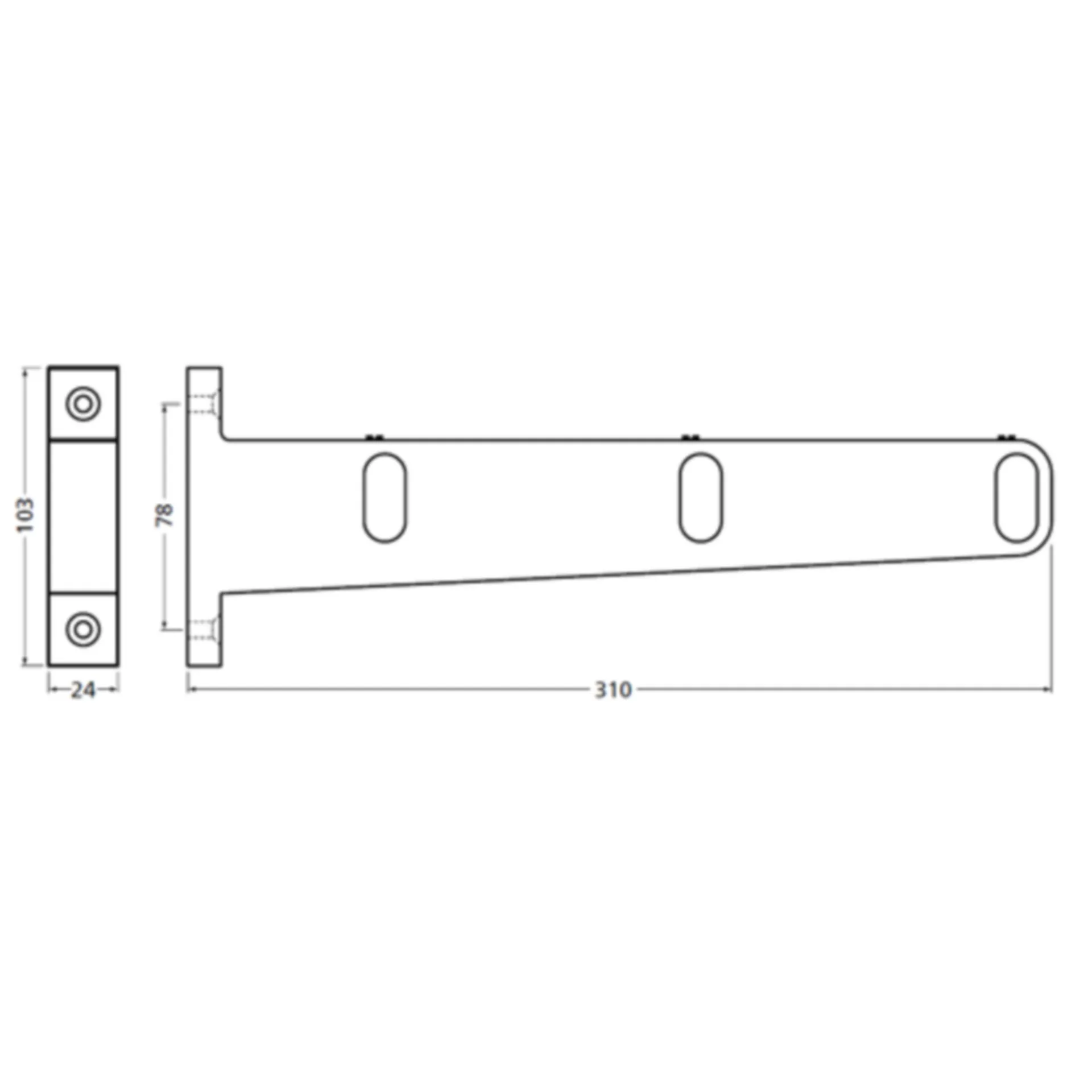 Eindsteun HERMETA GARDELUX 1 1110-18 links zwart (18)