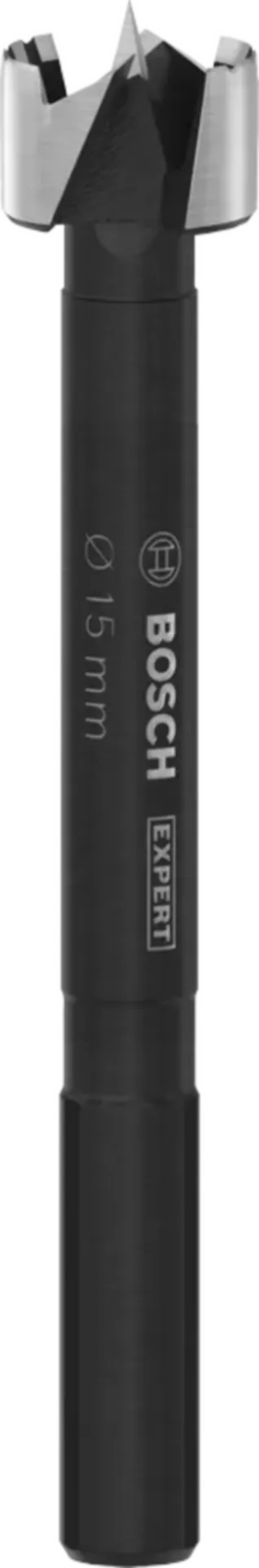 Expert houtboor Forstner 15 mm (snijlengte 56 mm, totale lengte 88 mm)
