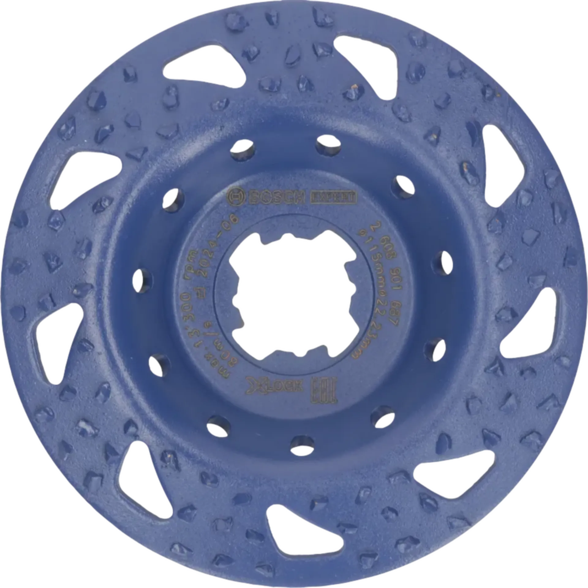 Expert Multi Carbide slijpkop 115 mm (X-Lock, schuin, grof)