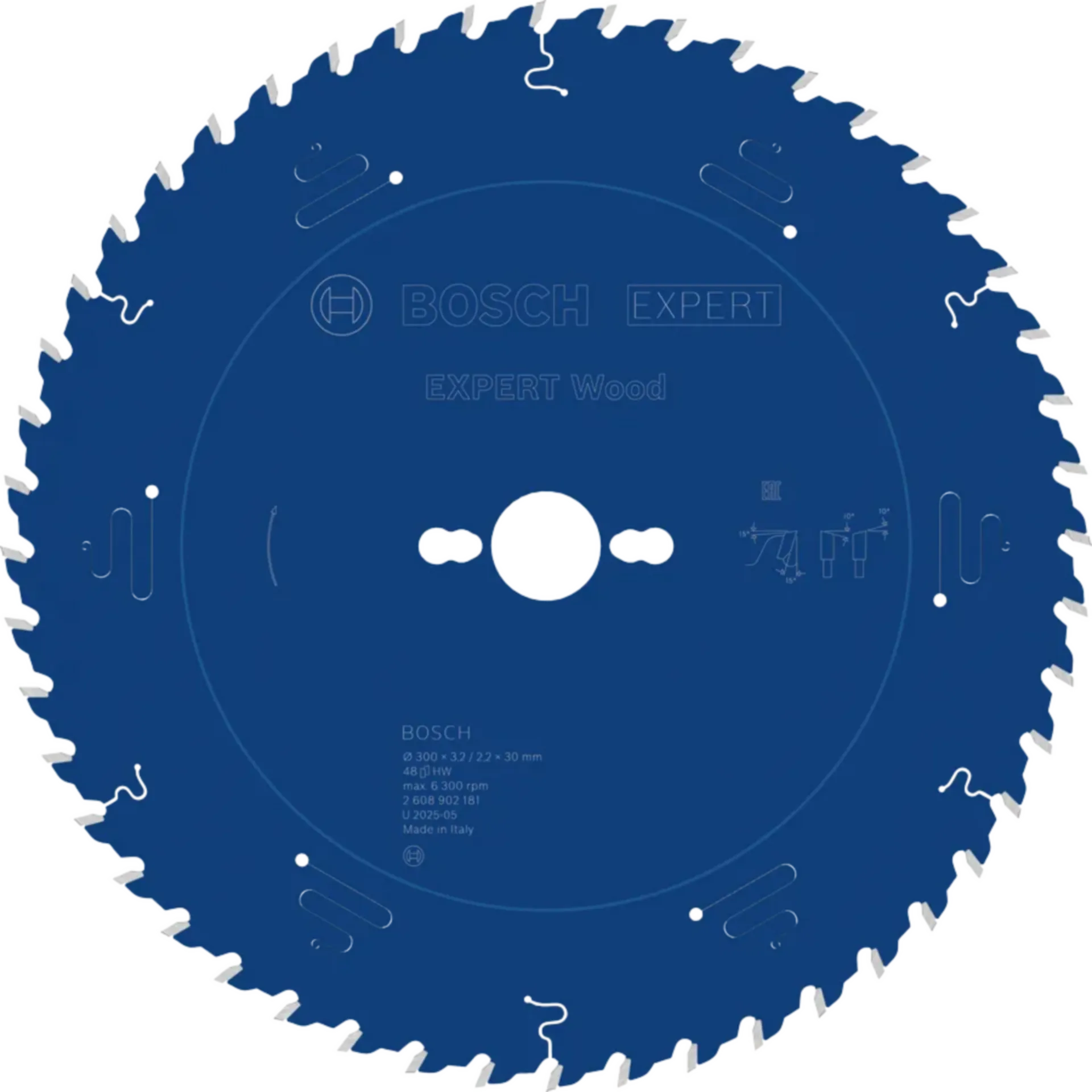 Expert cirkelzaagblad hout 300x30mm (48T, 3.2mm)