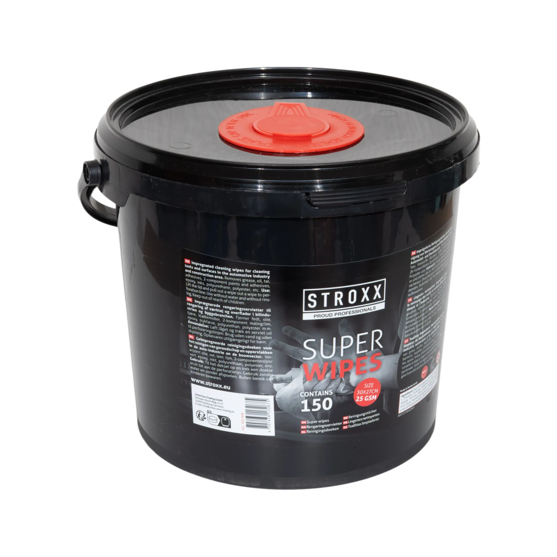 STROXX Super Wipes seau (150 pièces)
