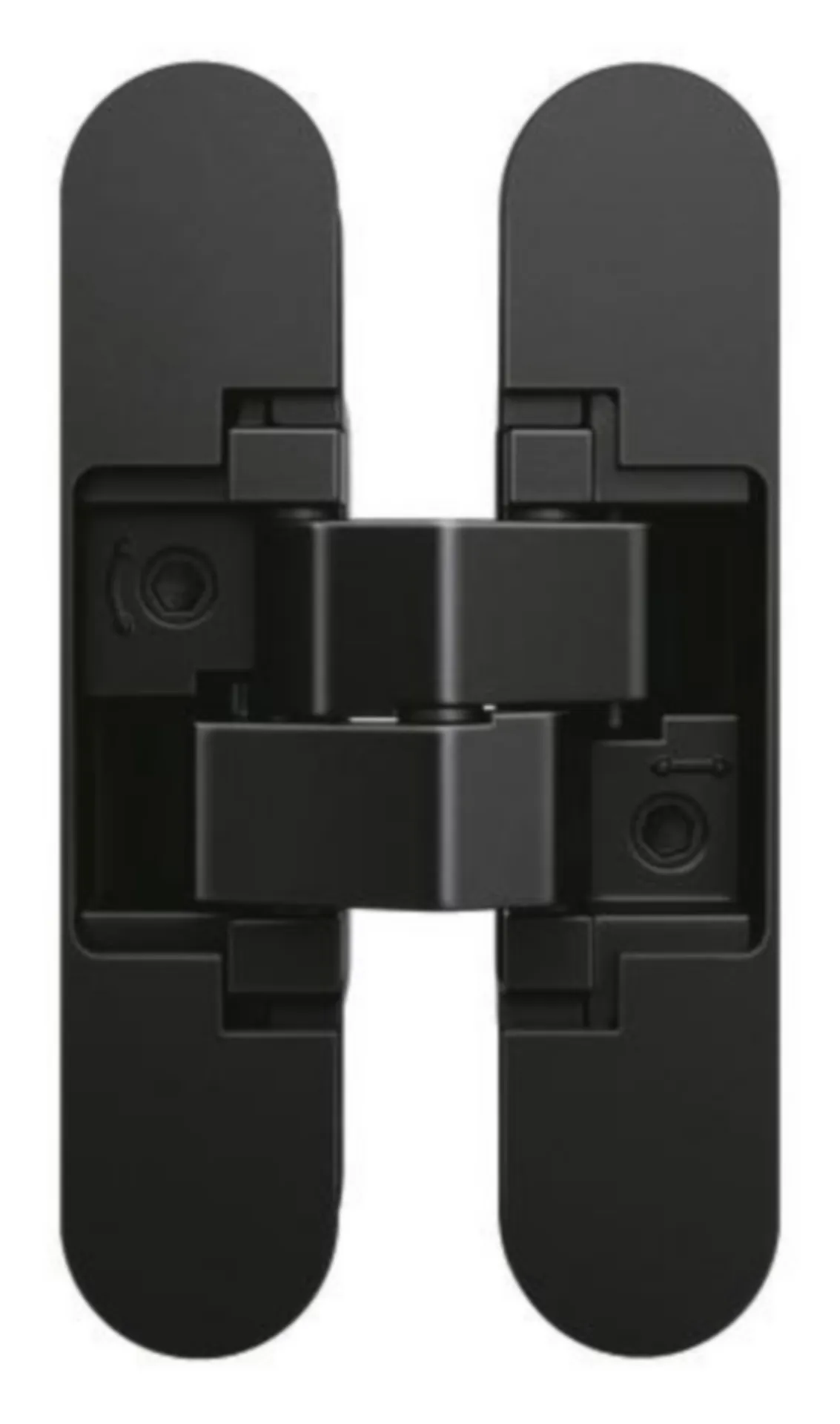 Anselmi AN 150 3D charnière invisible (noir, 110 mm, 40 kg, encastrement 21 mm)