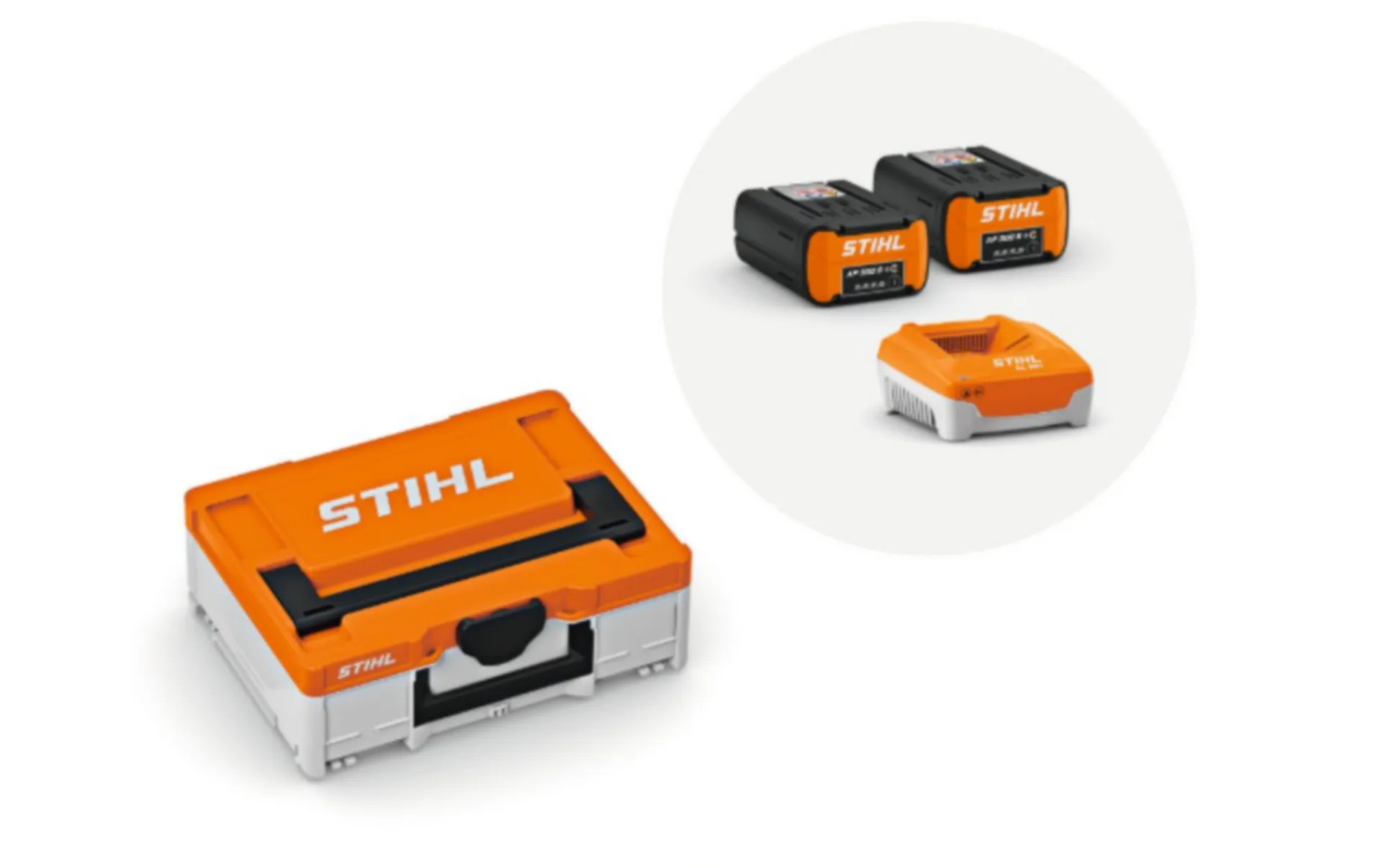 Power-Box 2 Combiset Accu 36 V (2 x AP 300 S + chargeur rapide AL 501)