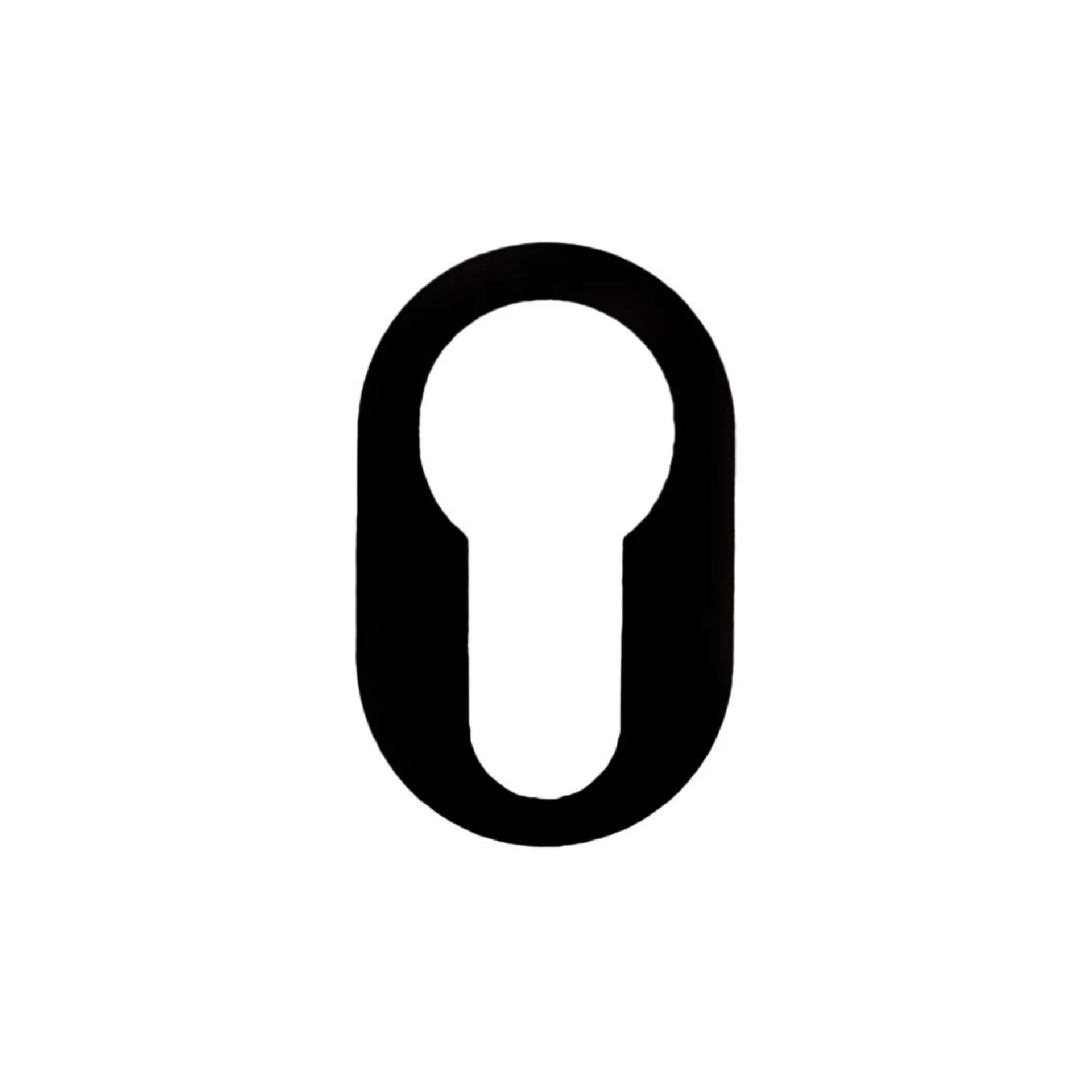 HDD entrée cylindre ronde MINIMAL (noir)