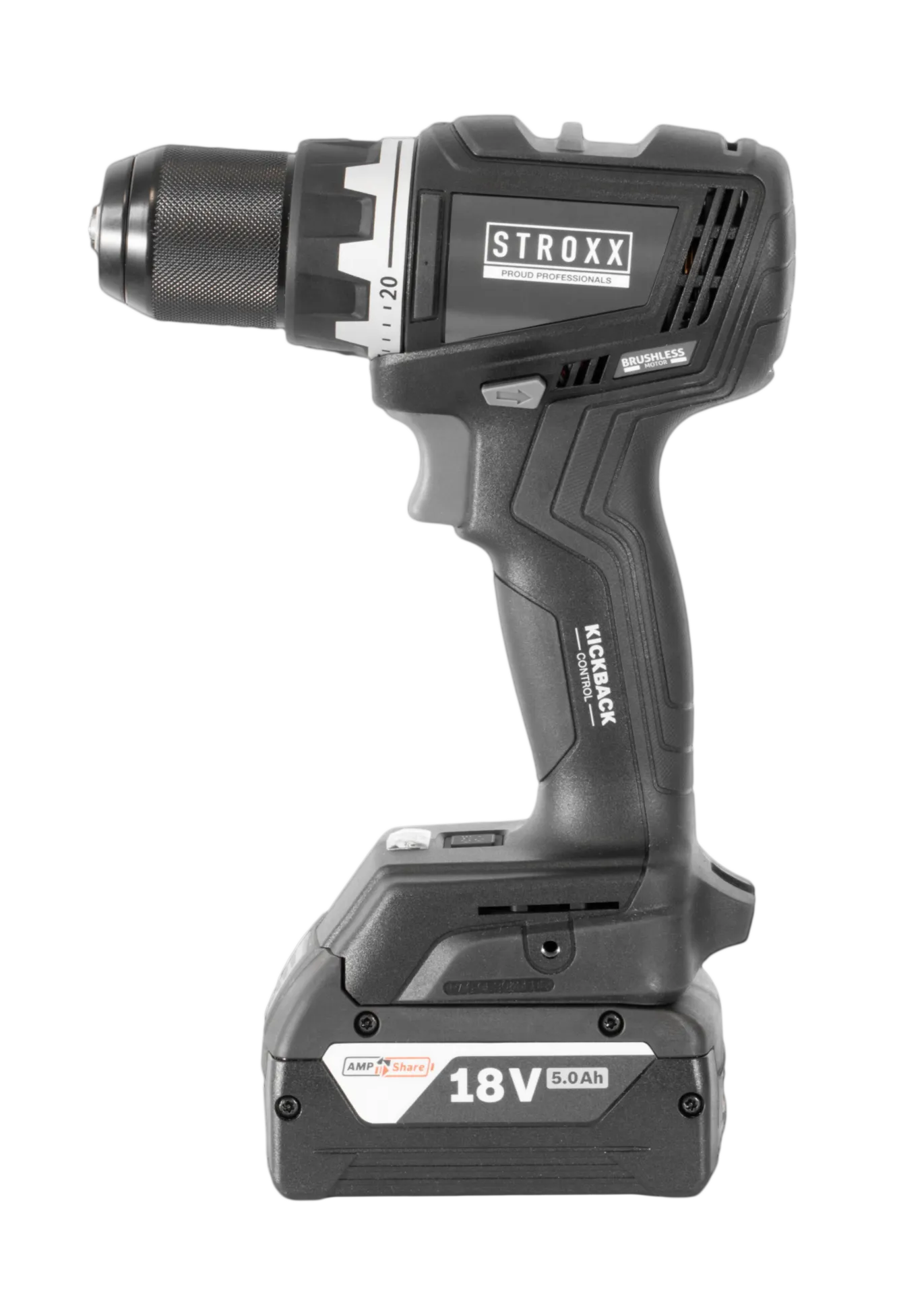 STROXX SDX-60 Accu-boorschroefmachine (18V, 2 x 5,0 Ah)