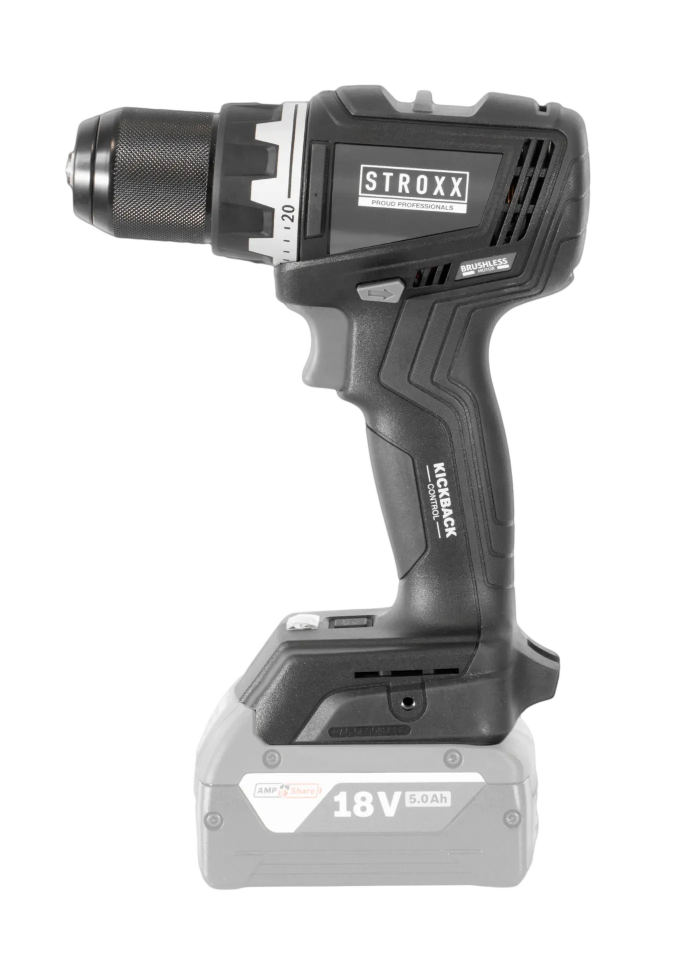 STROXX SDX-60 Accu-boorschroefmachine (18V, 2 x 5,0 Ah)