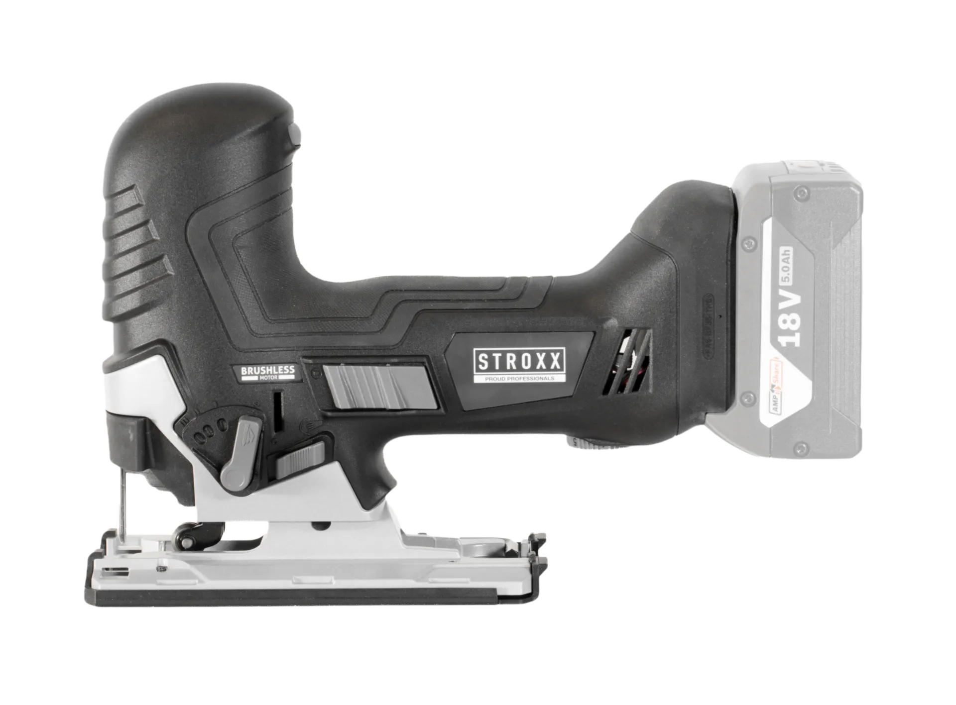 STROXX JSX accu decoupeerzaagmachine (18V, zaagcapaciteit hout 125 mm)
