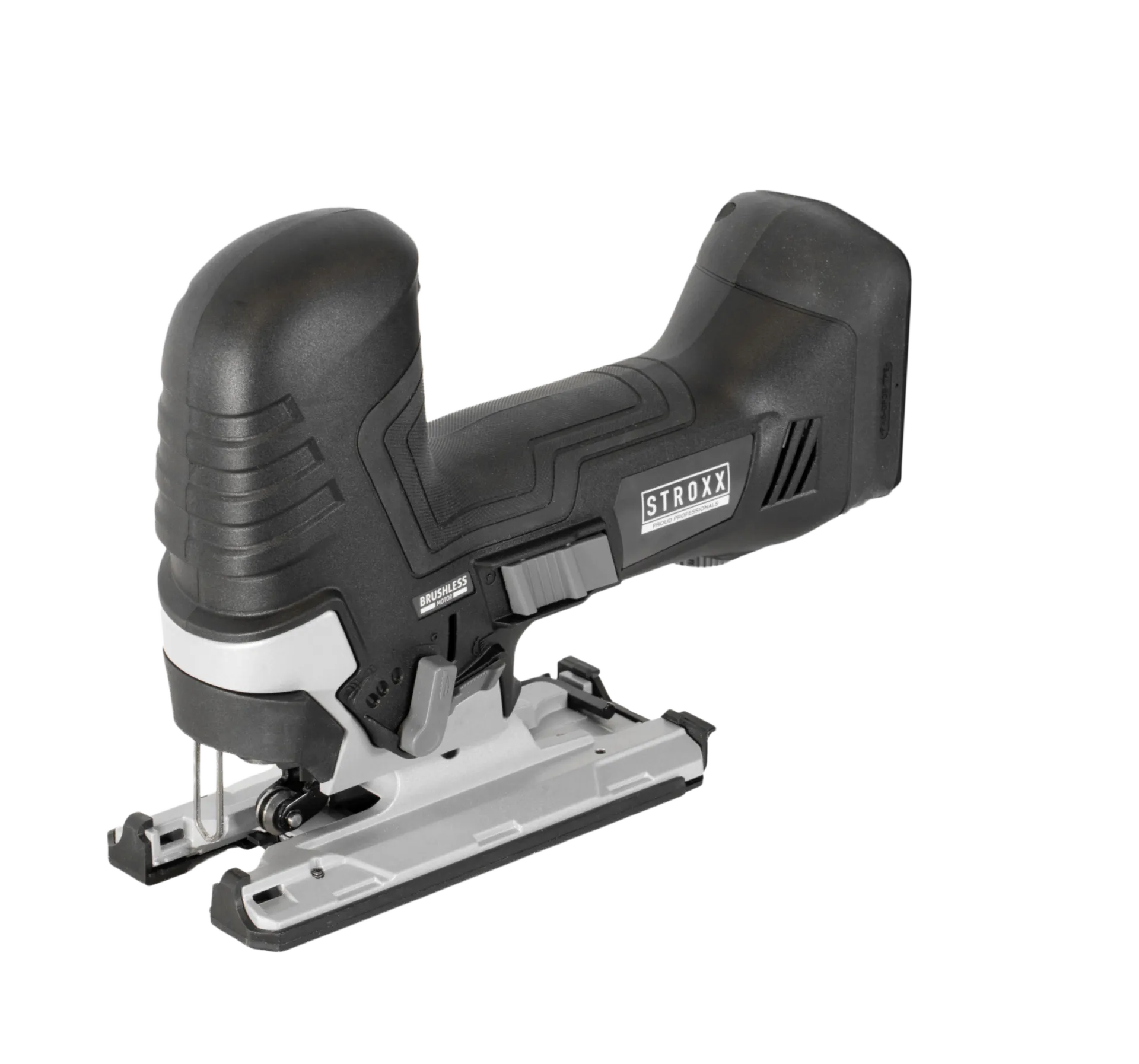 STROXX Scie sauteuse sans fil 18 V - capacité de coupe dans le bois 125 mm - sans batterie