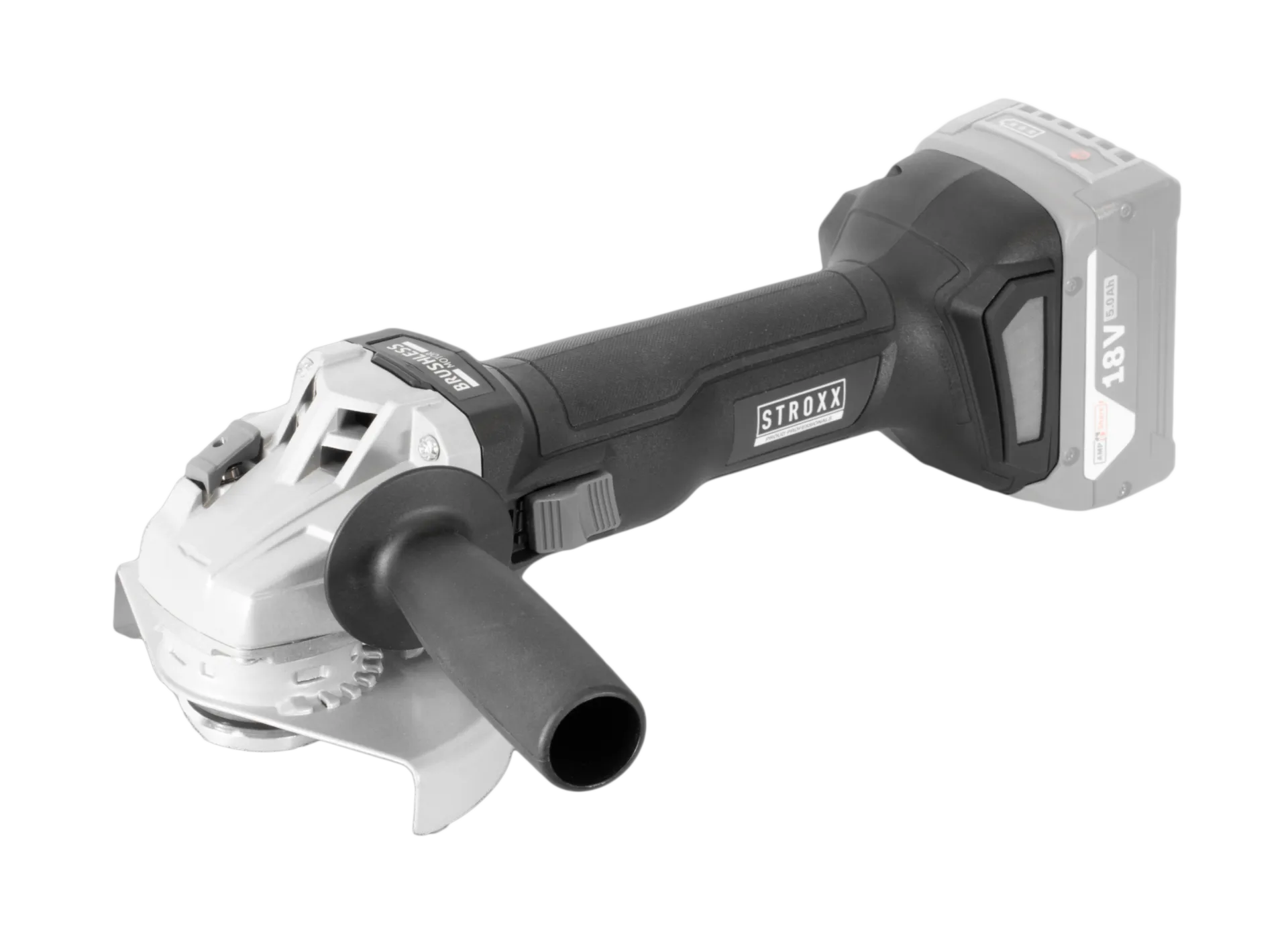 STROXX Accu haakse slijper AGX (18V, 125 mm, borstelloos)