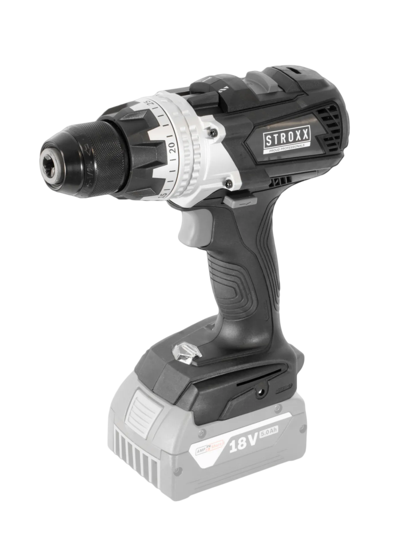 STROXX Perceuse-visseuse sans fil 18 V - 110 Nm - 2 x 5,0 Ah - en L-Boxx