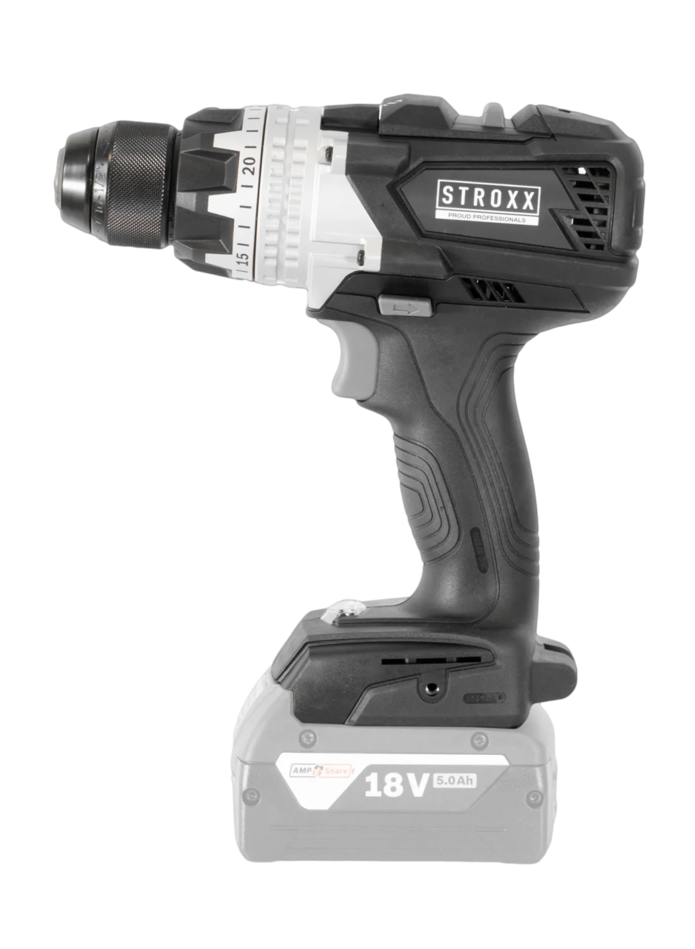 STROXX Perceuse-visseuse sans fil 18 V - 110 Nm - 2 x 5,0 Ah - en L-Boxx