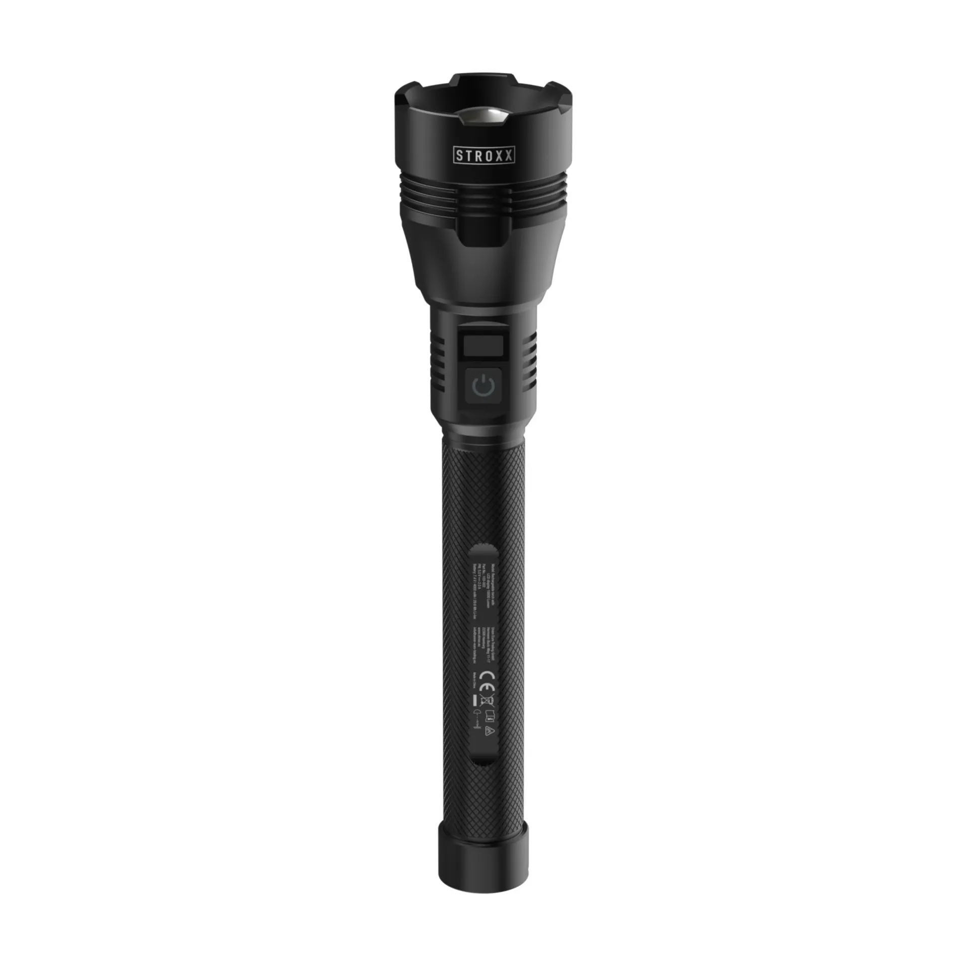 STROXX oplaadbare zaklamp (LCD-display, 10.000 lumen)