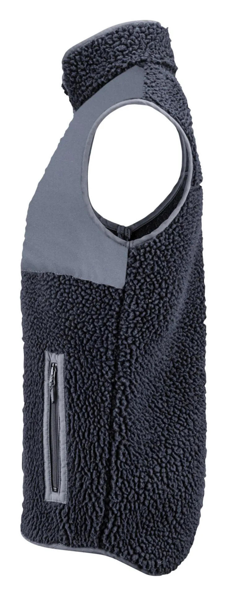 Bodywarmer teddy fleece Kingsley vest – navy – mt S