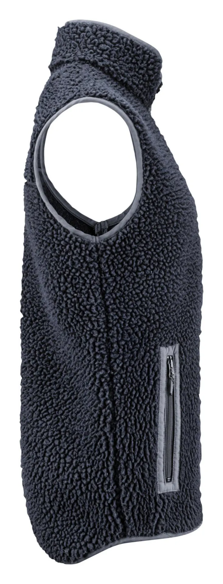 Bodywarmer teddy fleece Kingsley vest – navy – taille M