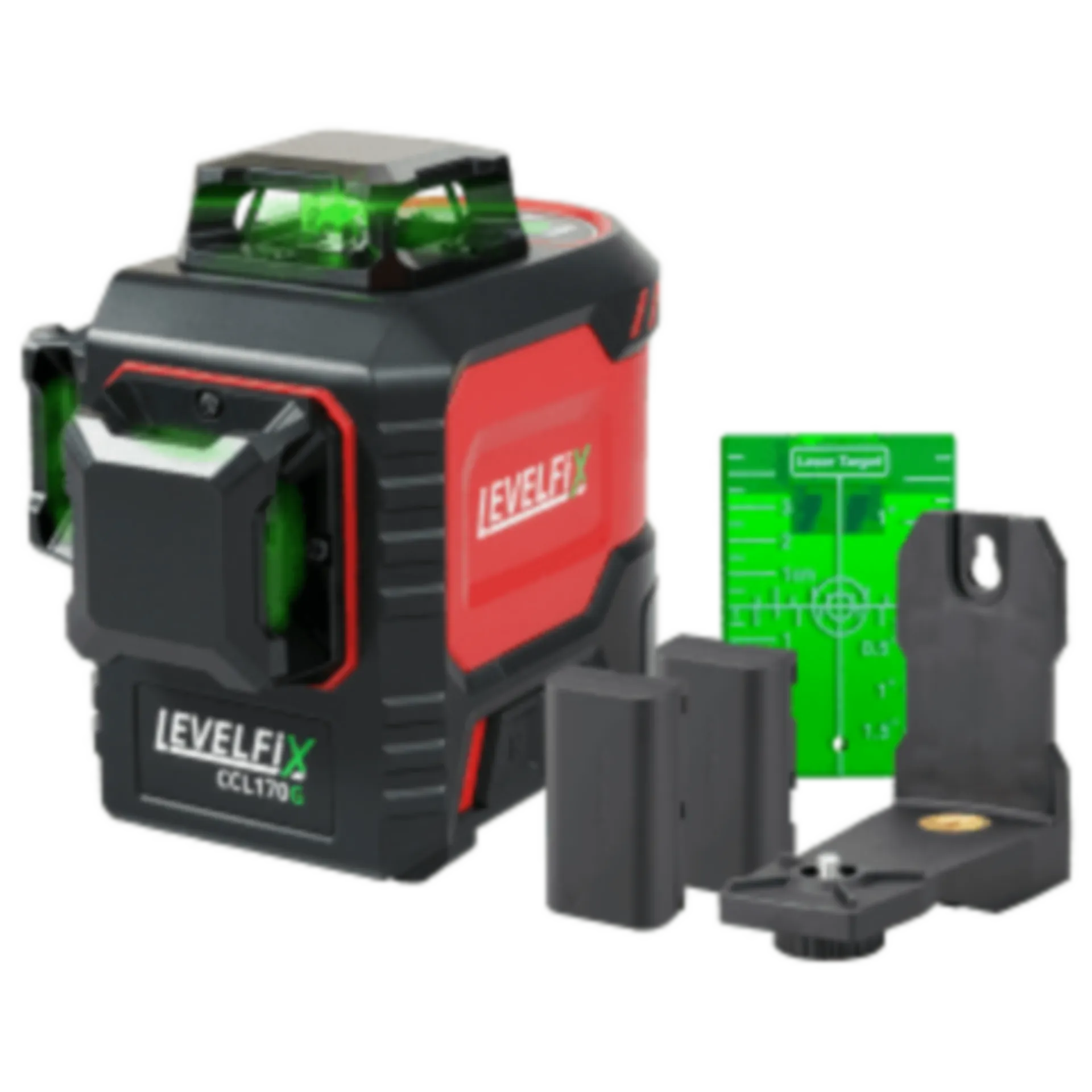 Levelfix CCL170G Laser 3D lignes vert (avec trépied et 2 batteries Liion)