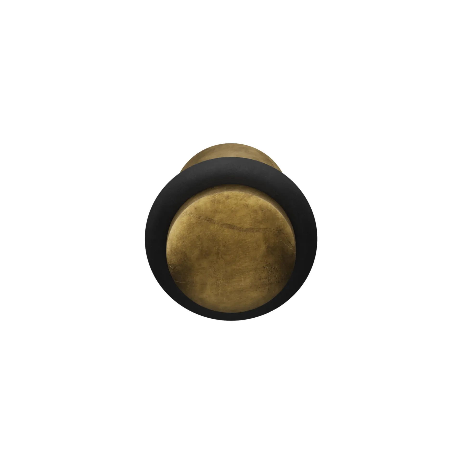 Vloerdeurstop CRAFINO round 20mm craft gold