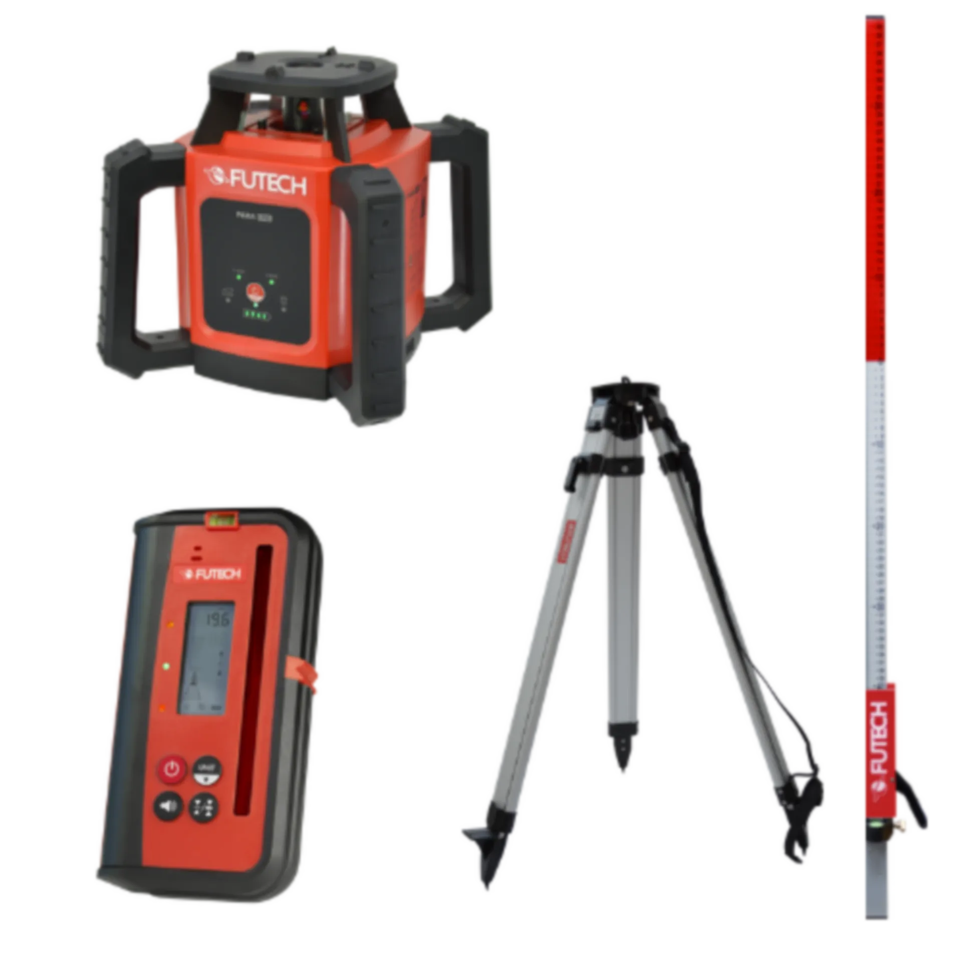 FUTECH Laser de rotation Para ONE Rood + Para Receiver MM + 100.165-B PROMO