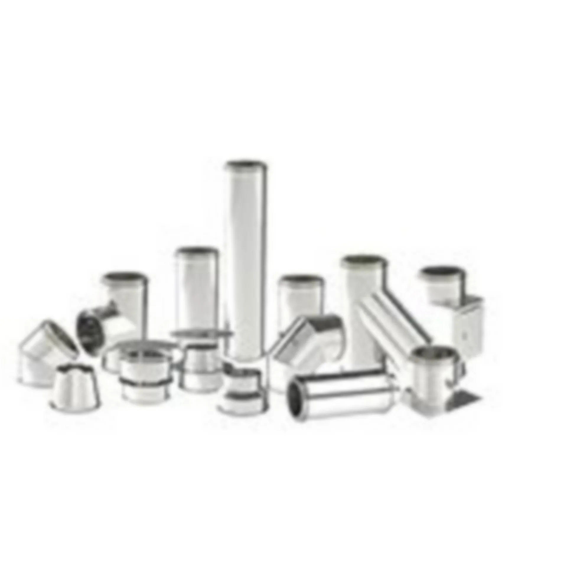 Dubbelwandig rookkanaal inox