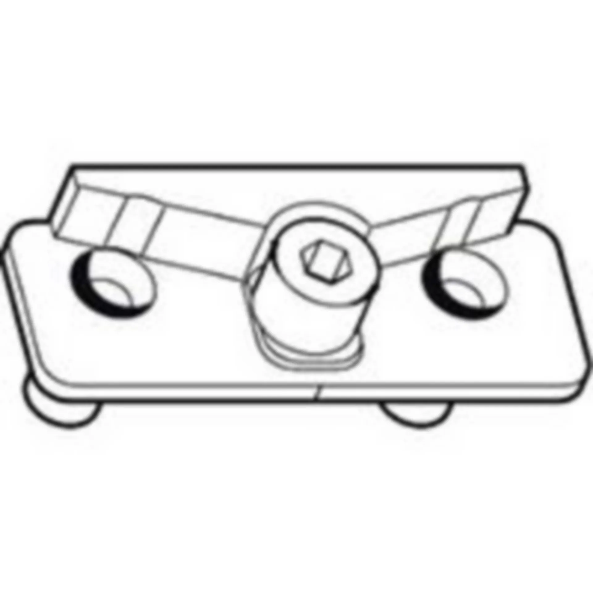 Anti-fausse manoeuvre (aluminium système tringle)