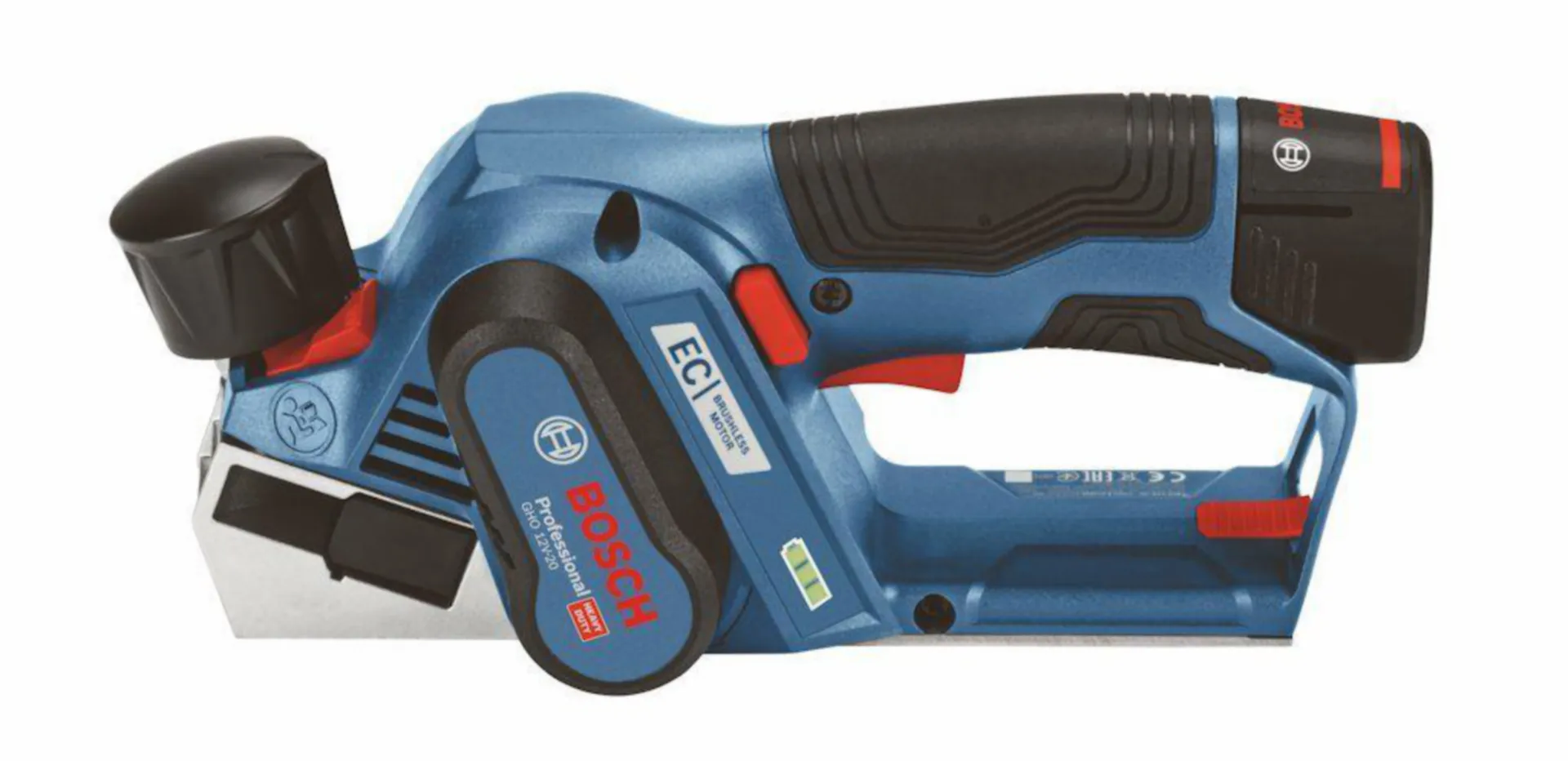 Raboteuse sans fil GHO 12 V-20 (12V - 2 x 3 Ah)