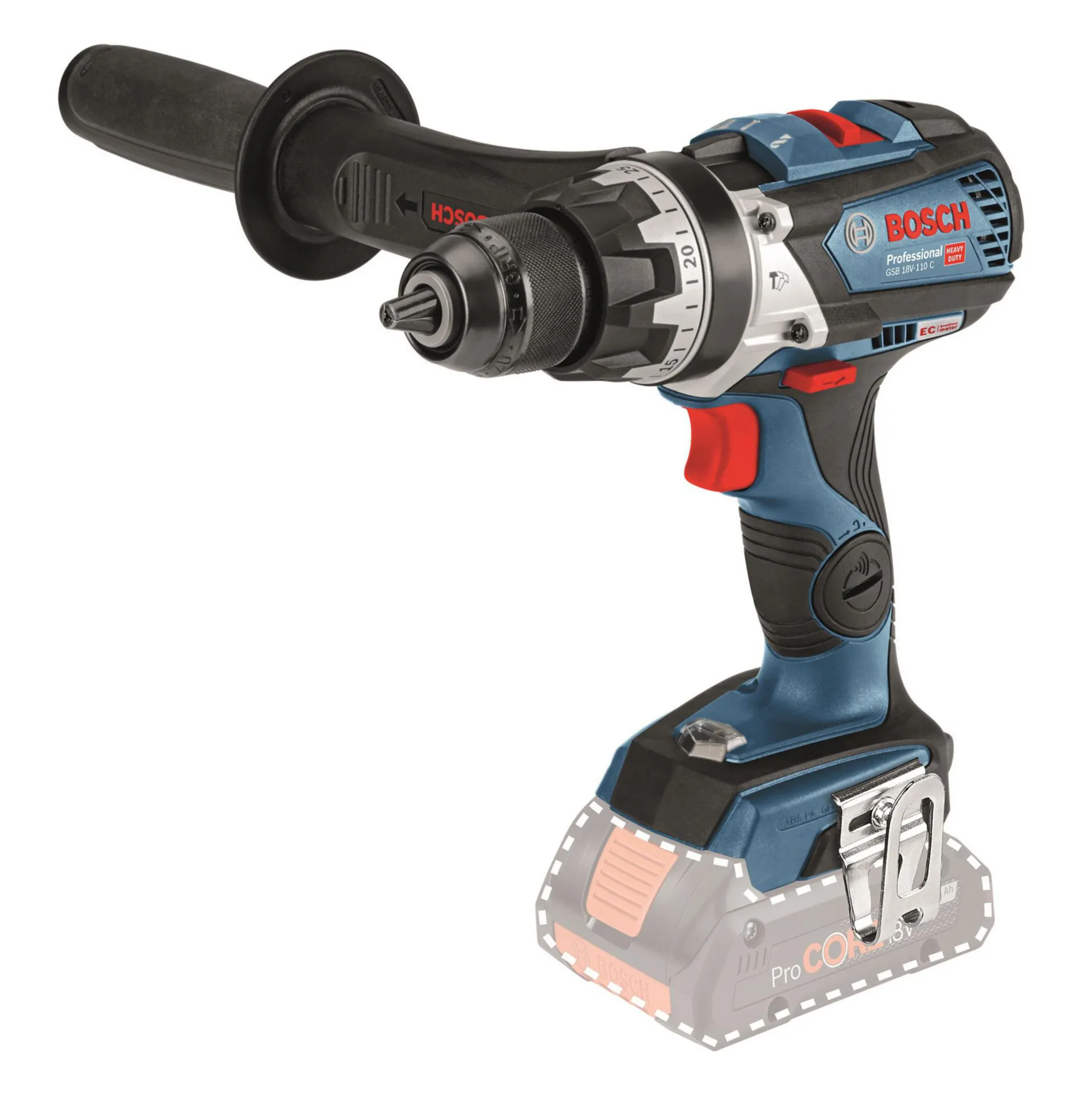 Perceuse-visseuse à percussion sans fil GSB 18V-110 C (sans batterie ni chargeur)