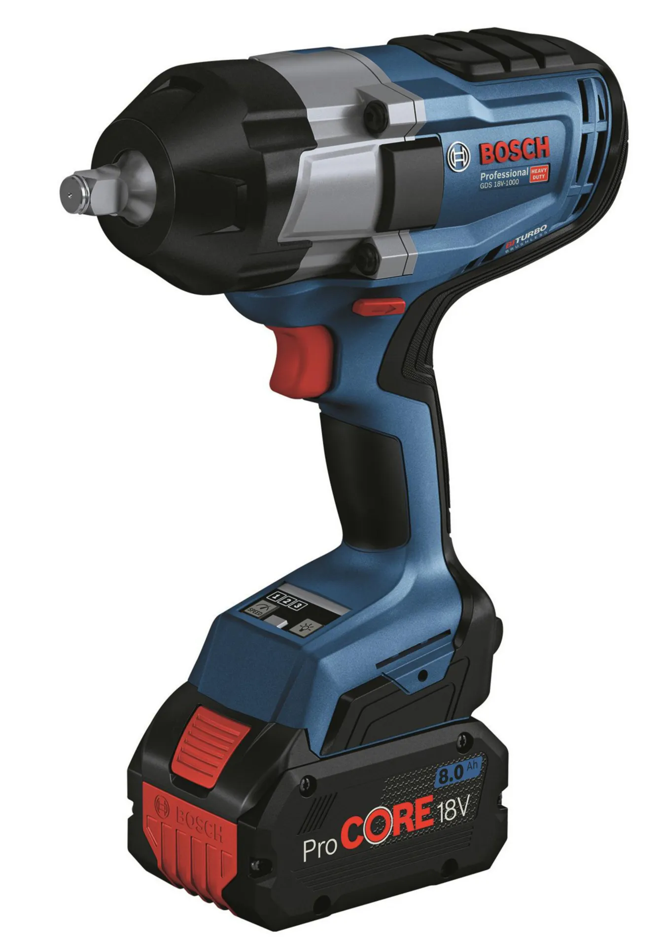 Clé à chocs sans fil GDS 18V-1000 (18V - 2 x 8 Ah Li-ion Procore)