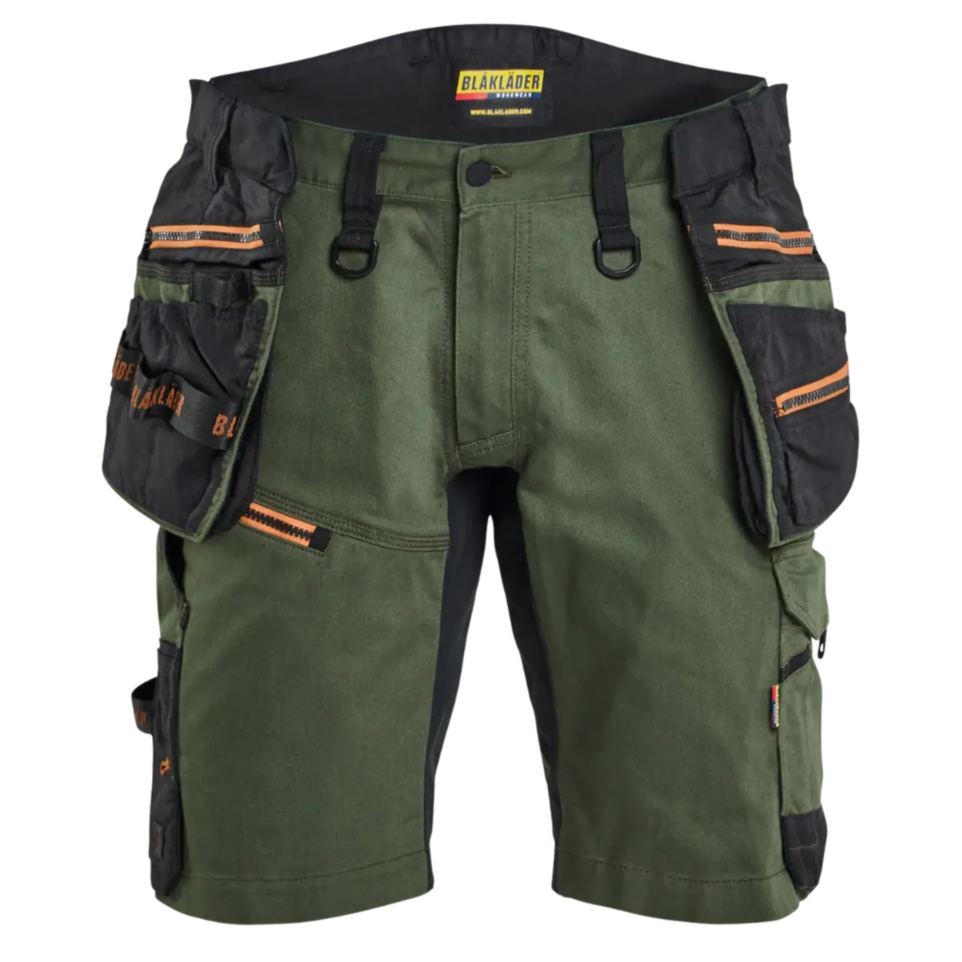 Striker short 2-voies stretch vert forêt/rouille - taille C46