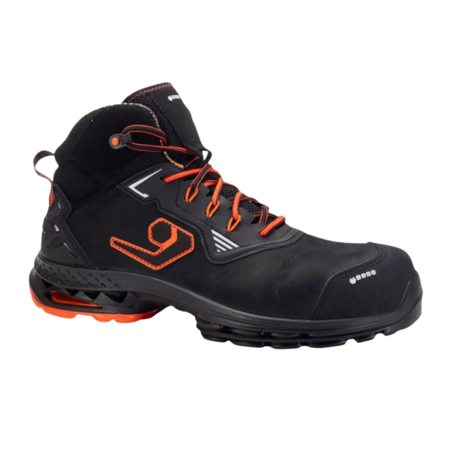 Chaussures de sécurité hautes Dublin - noir/orange - taille 45 Chaussures de sécurité hautes Dublin - noir/orange - taille 45