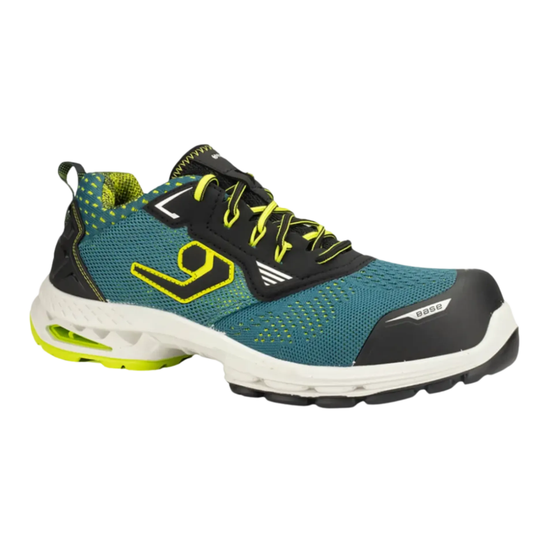 Lage veiligheidsschoenen roma - groen/zwart