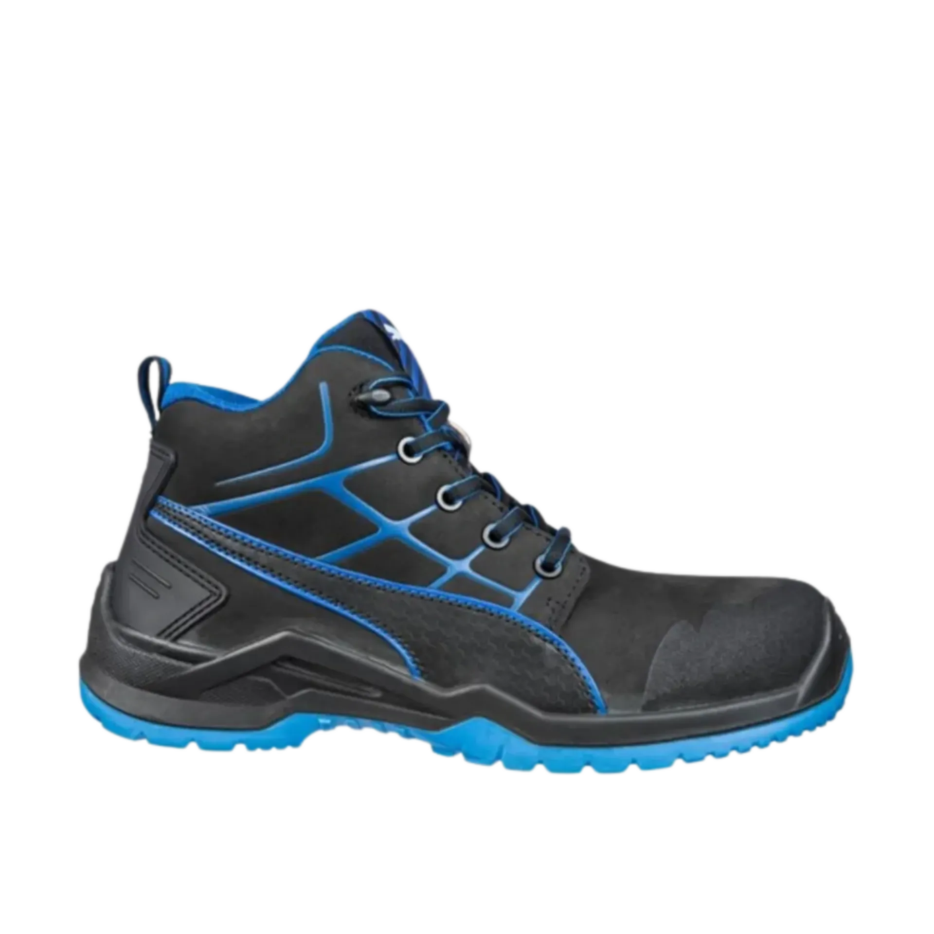Chaussures de sécurité hautes krypton bleu mid - noir/bleu - taille 41