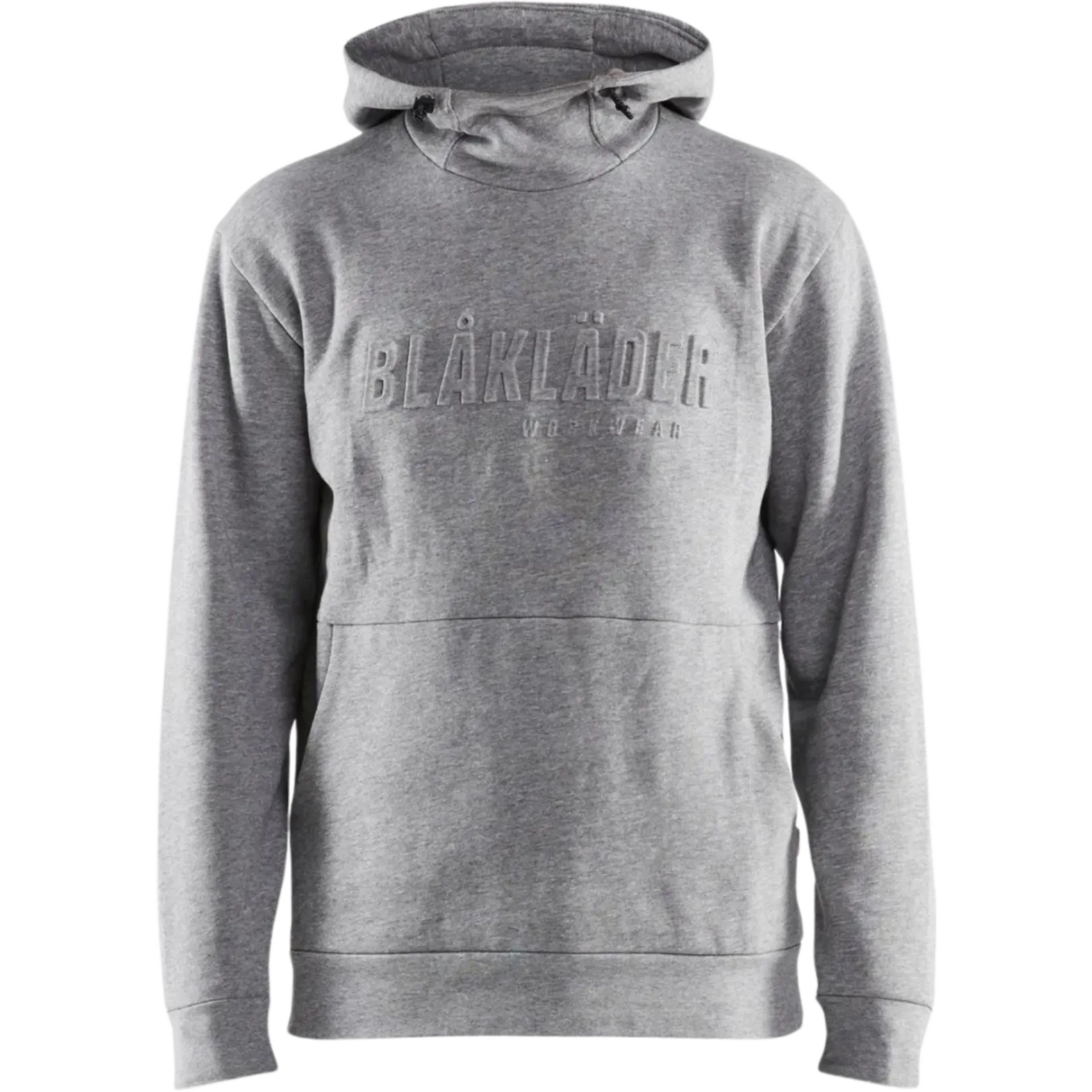 Hoodie met 3D-print - grijs - L