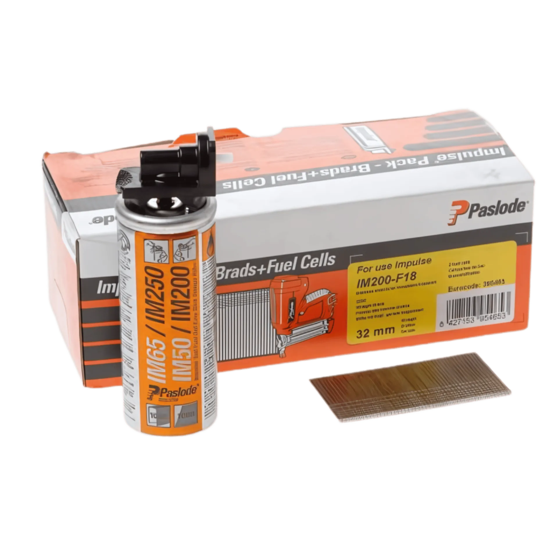 Mini brads F18 impulse pack 1.2 x 38 mm inox (2000 stuks) ref.395466