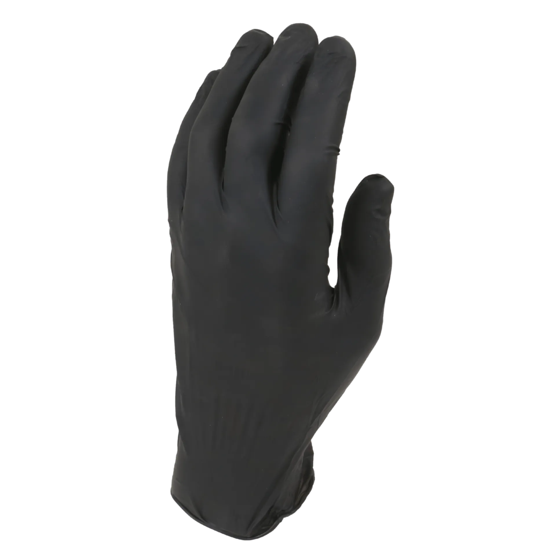 Boîte de 100 gants jetables en nitrile non poudrés - noir - large Boîte de 100 gants jetables en nitrile non poudrés - noir - large