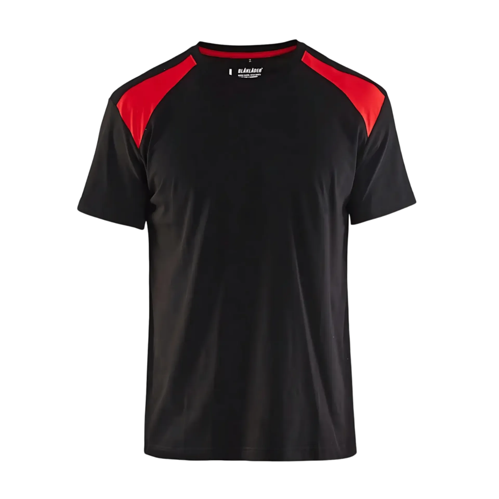 T-shirt Bi-color 3379/1042/9956 zwart/rood - extra large
