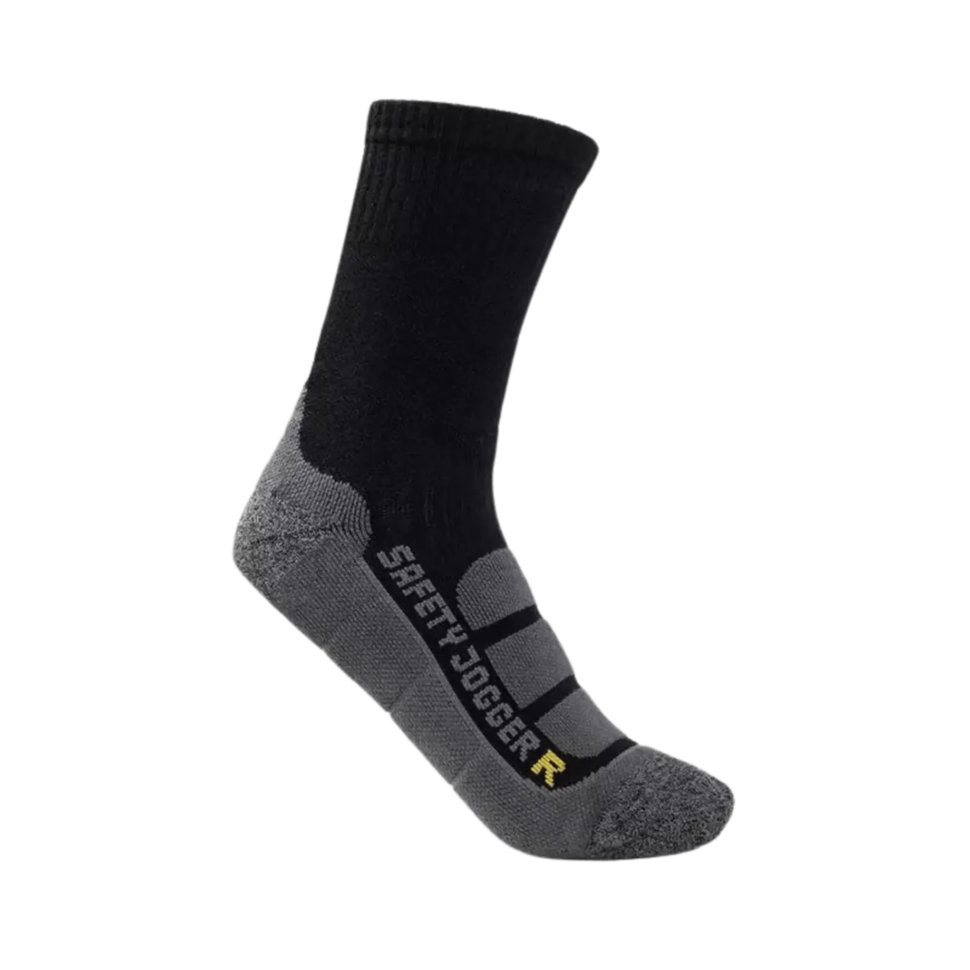 Bamboesokken Safety Jogger - zwart (2-pack) - maat 41/43