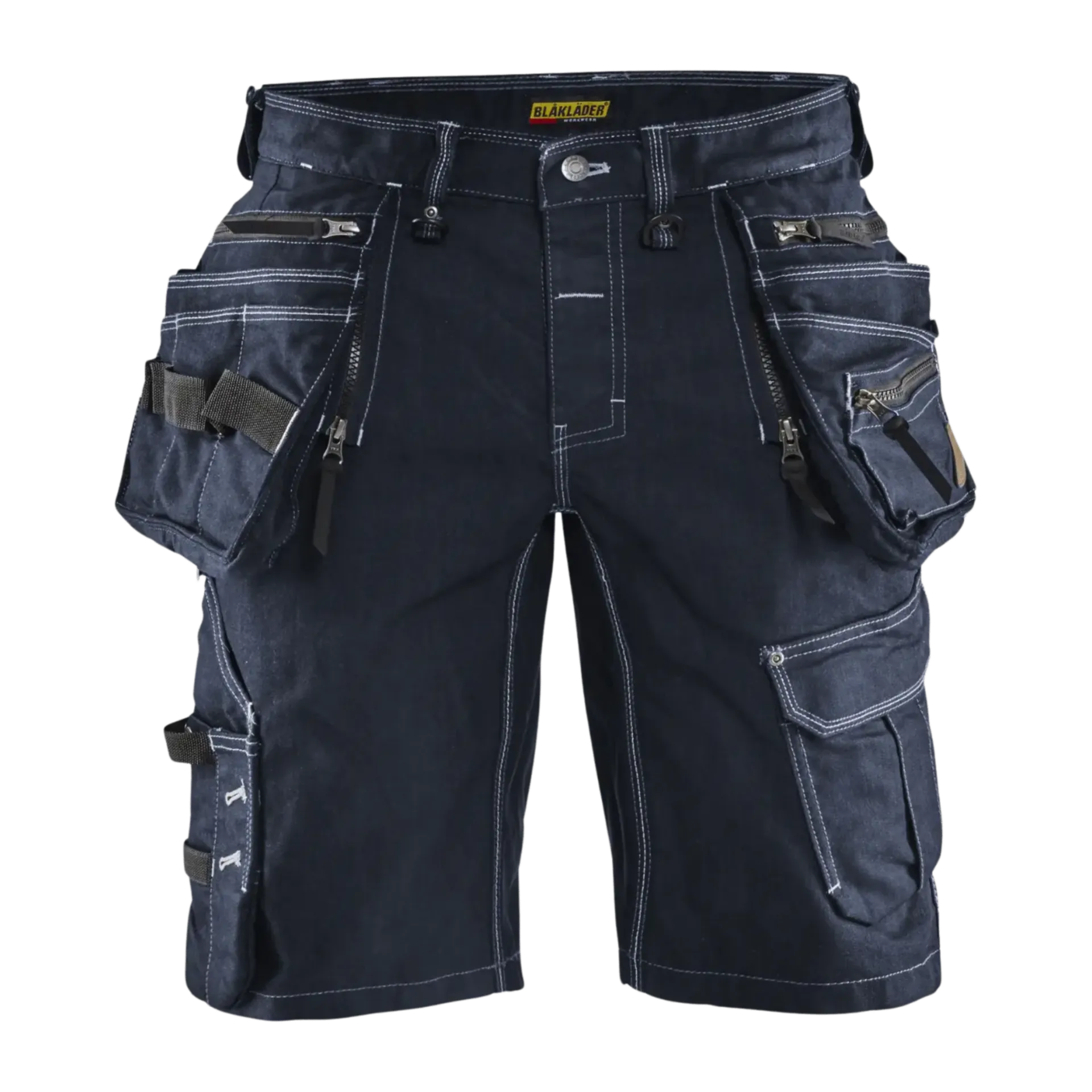 Short X1900 denim stretch 1992/1141/8999 marineblauw/zwart - C46