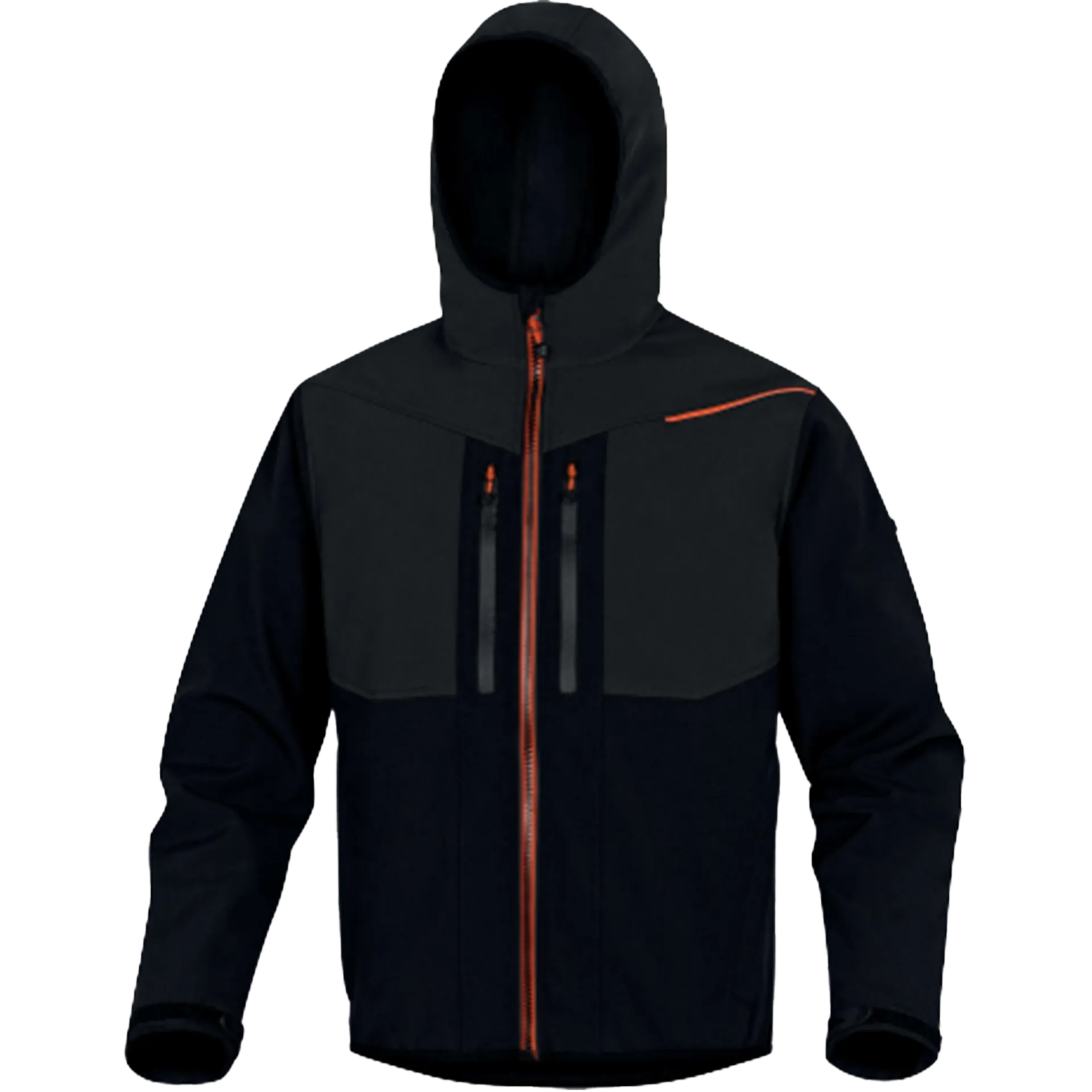 Jack Softshell Horten2 - zwart/oranje - extra large