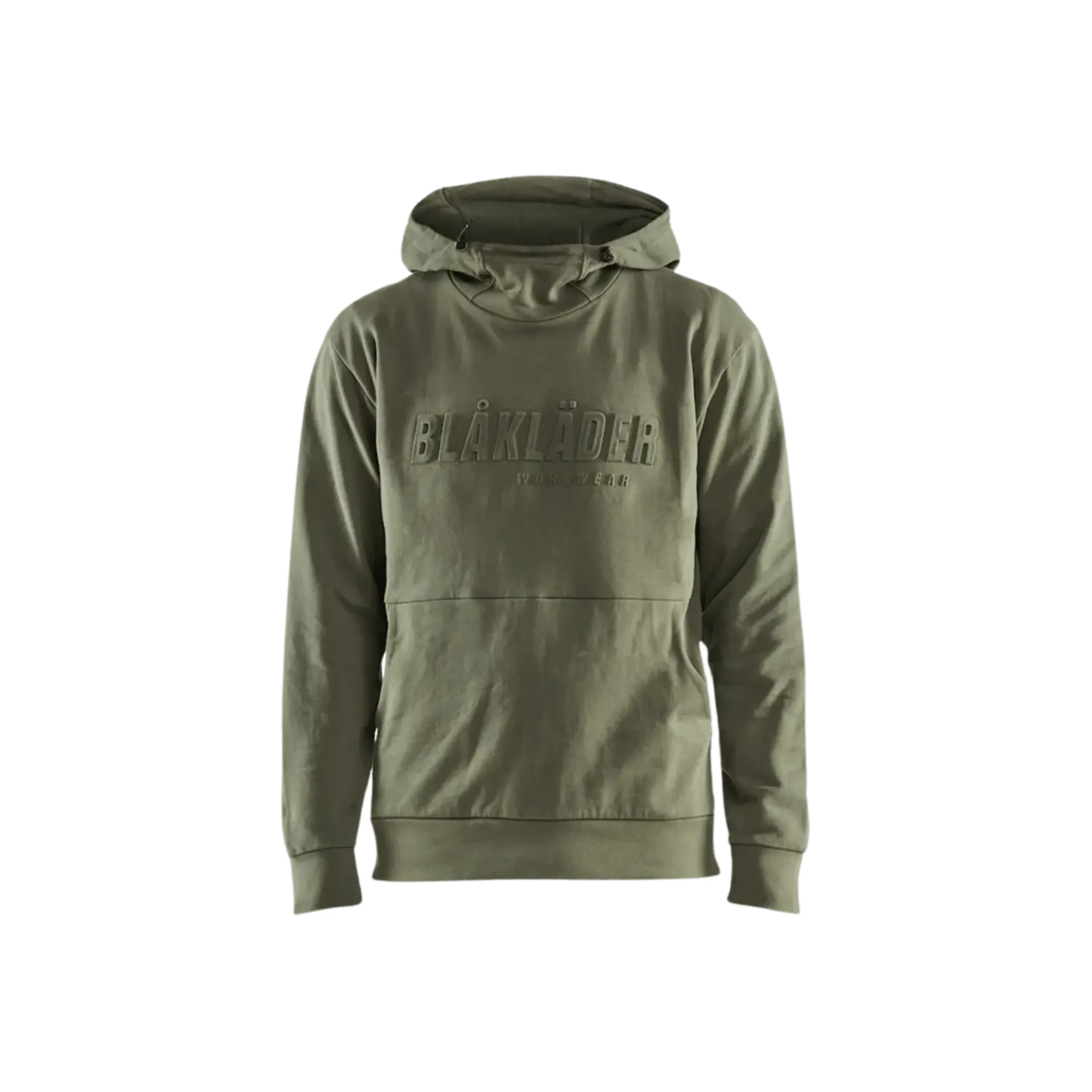 Hoodie met 3D-print 3530/1158/4109 - herfstgroen