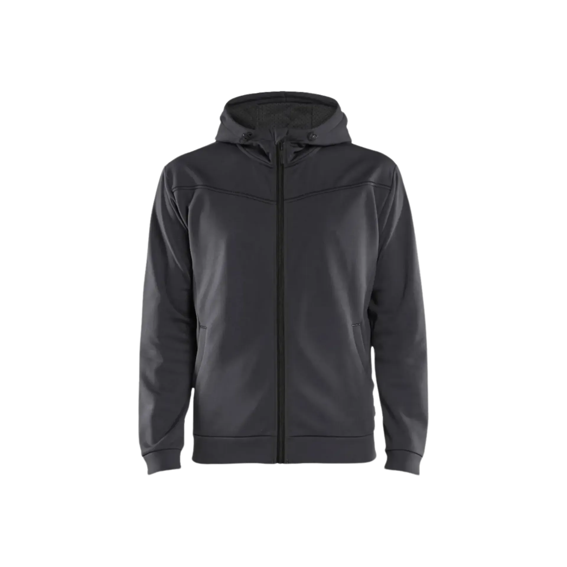 Hoodie zippée 3363/2526/9998 noir/gris - extra large