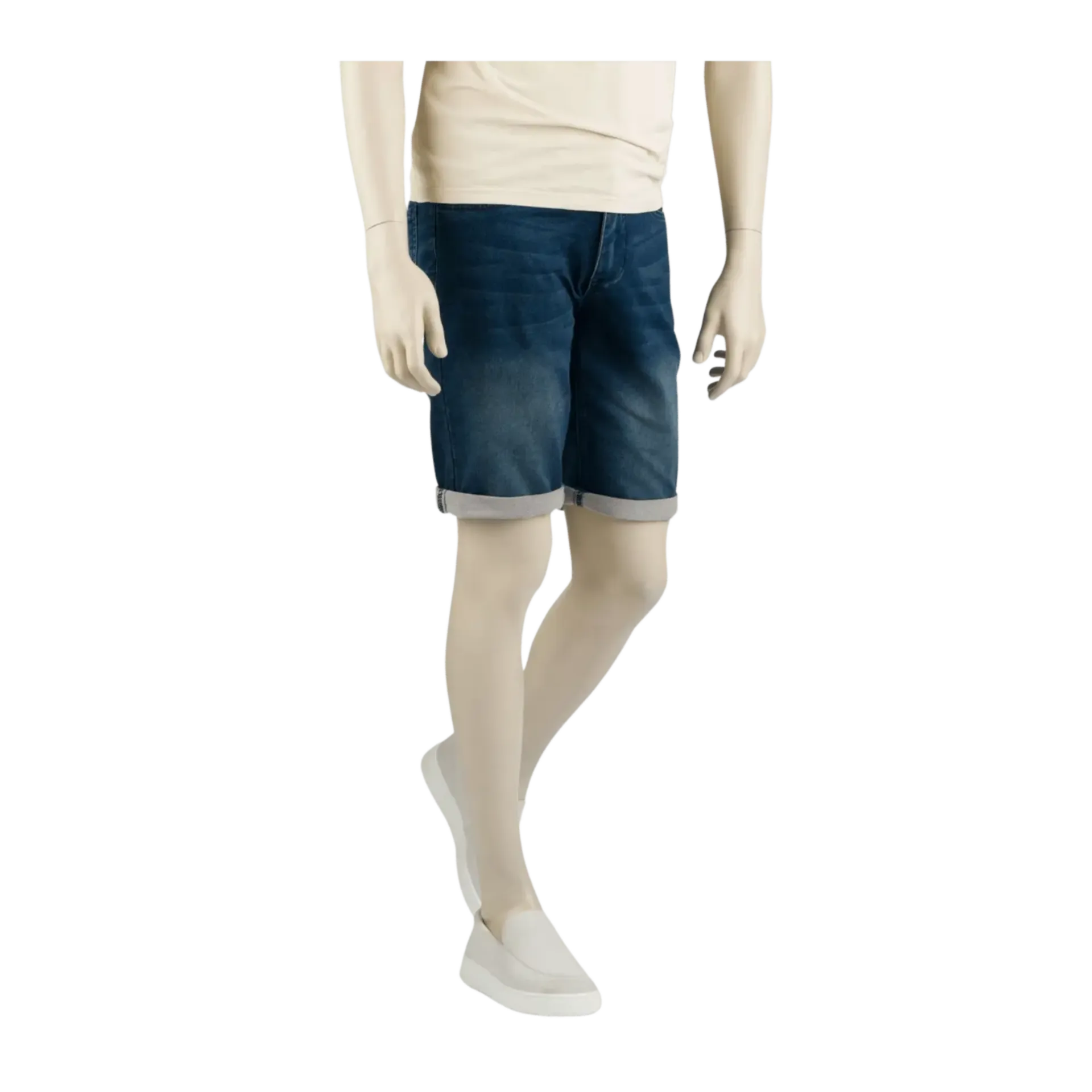 Jeans stretch short jog - 247 jeans - ELM - mid bleu - W31